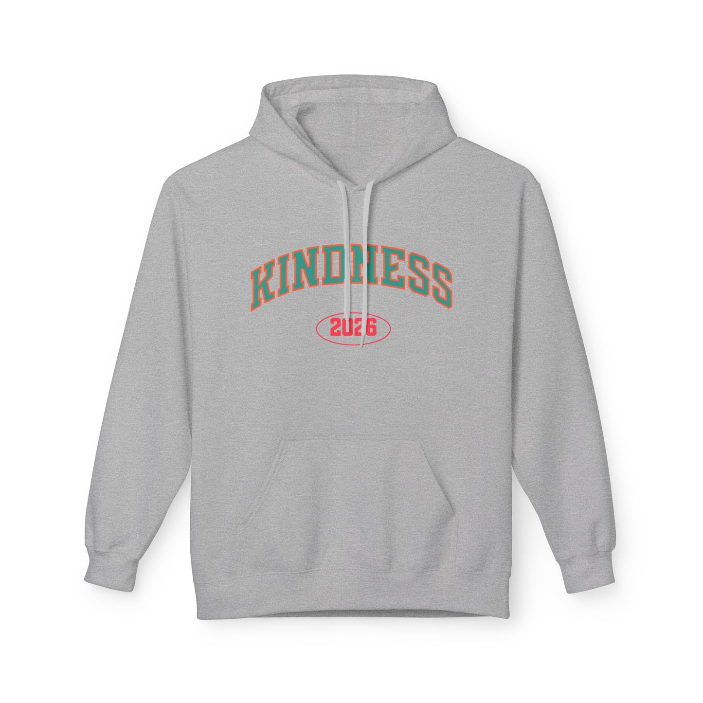 Kindness 2026 Hoodie — Vintage Collegiate Inspirational Pullover