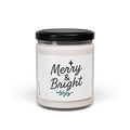 Merry & Bright Soy Candle – 9oz Holiday Scented Jar