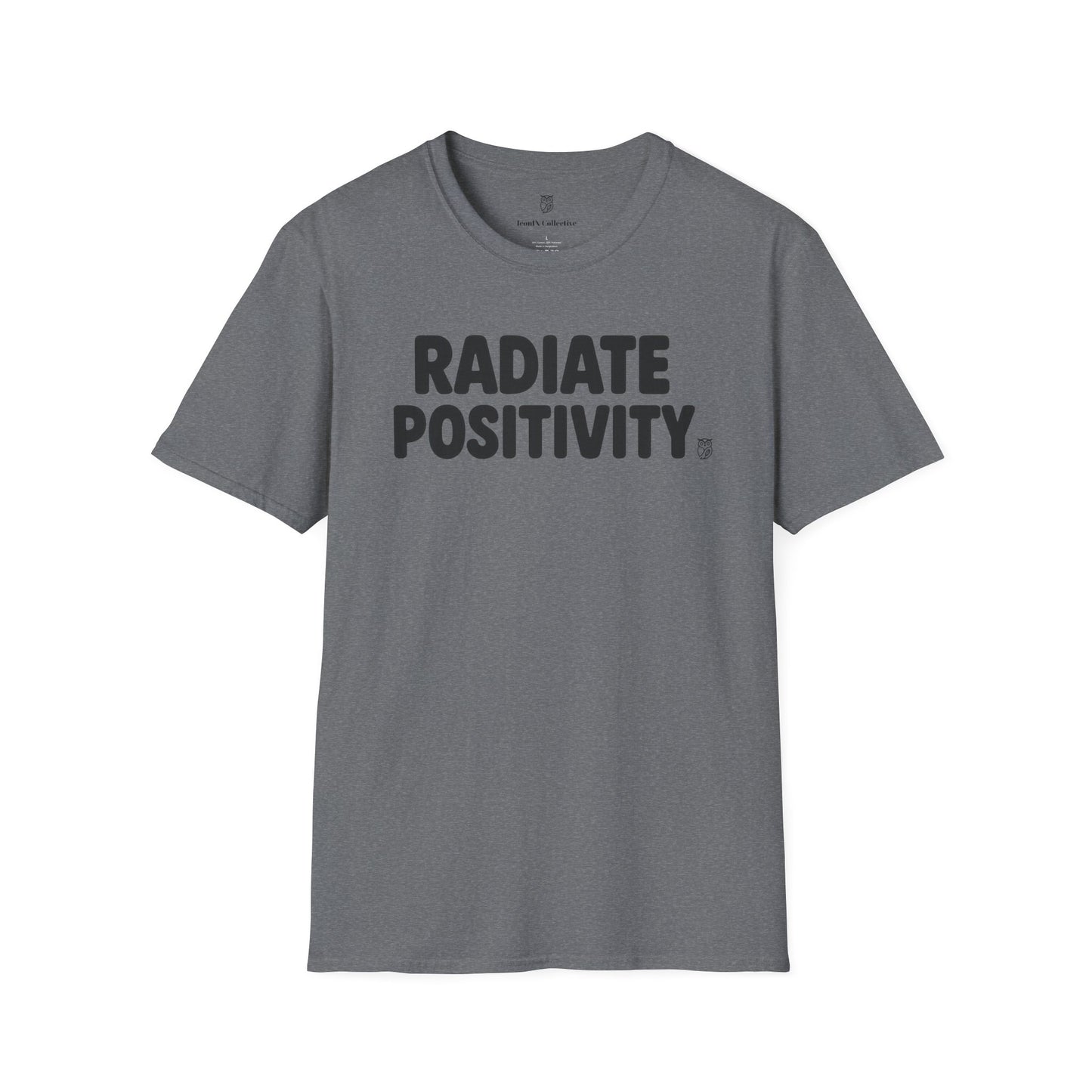 Radiate Positivity Inspirational T-Shirt — Motivational Tee