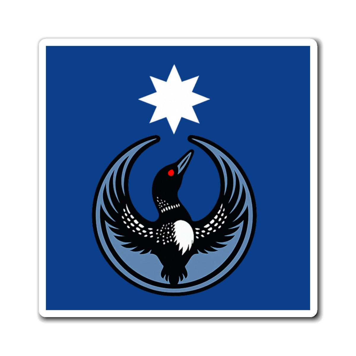 Minnesota Rebel Loon Large L'etoile du Nord | Magnet