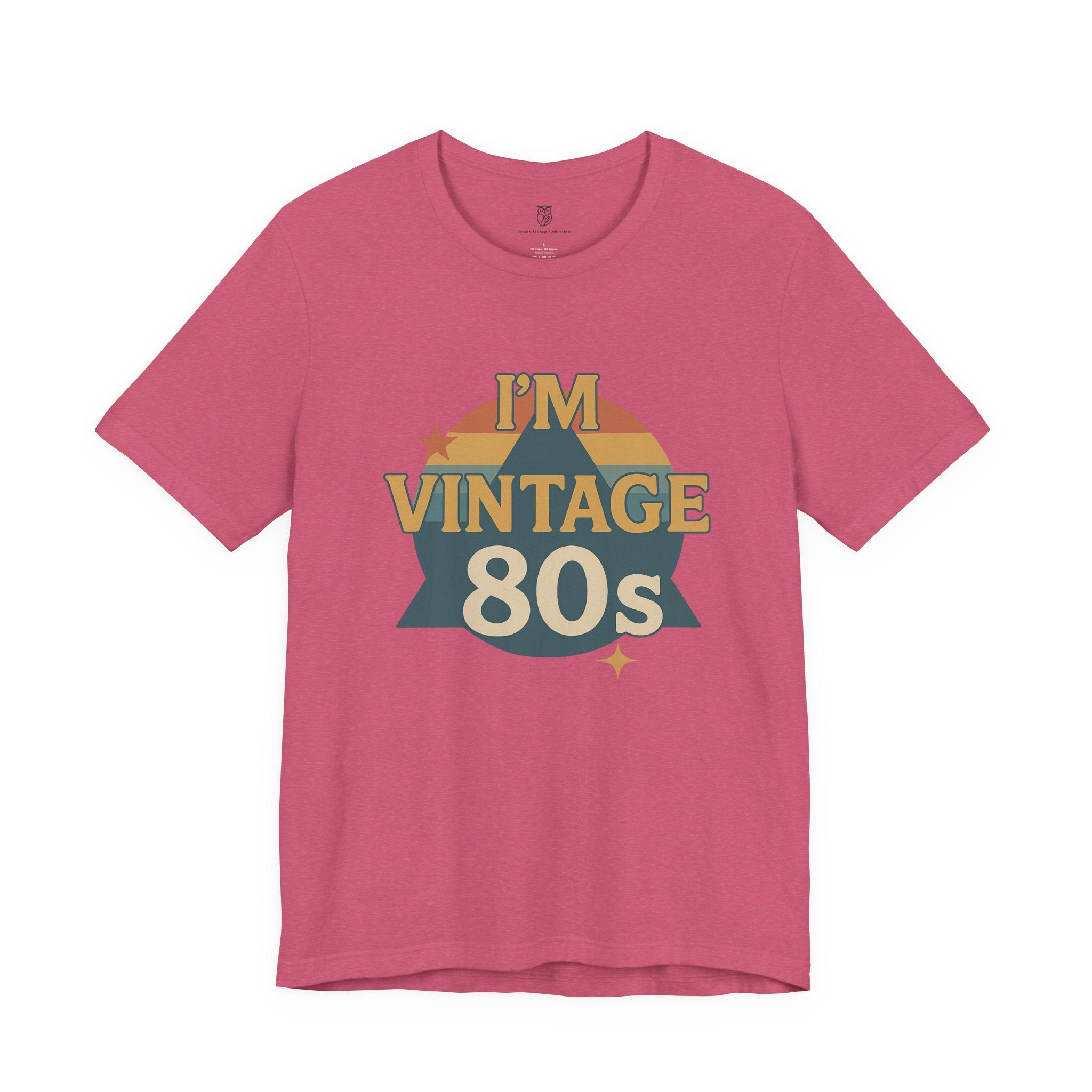 Vintage 80s Retro Graphic Tee — I'm Vintage 1980s Shirt