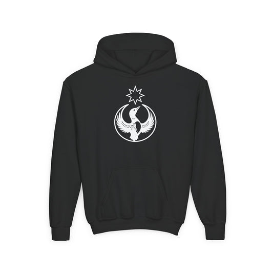 Minnesota Rebel Alliance Youth Hoodie | Winter Monochrome Edition