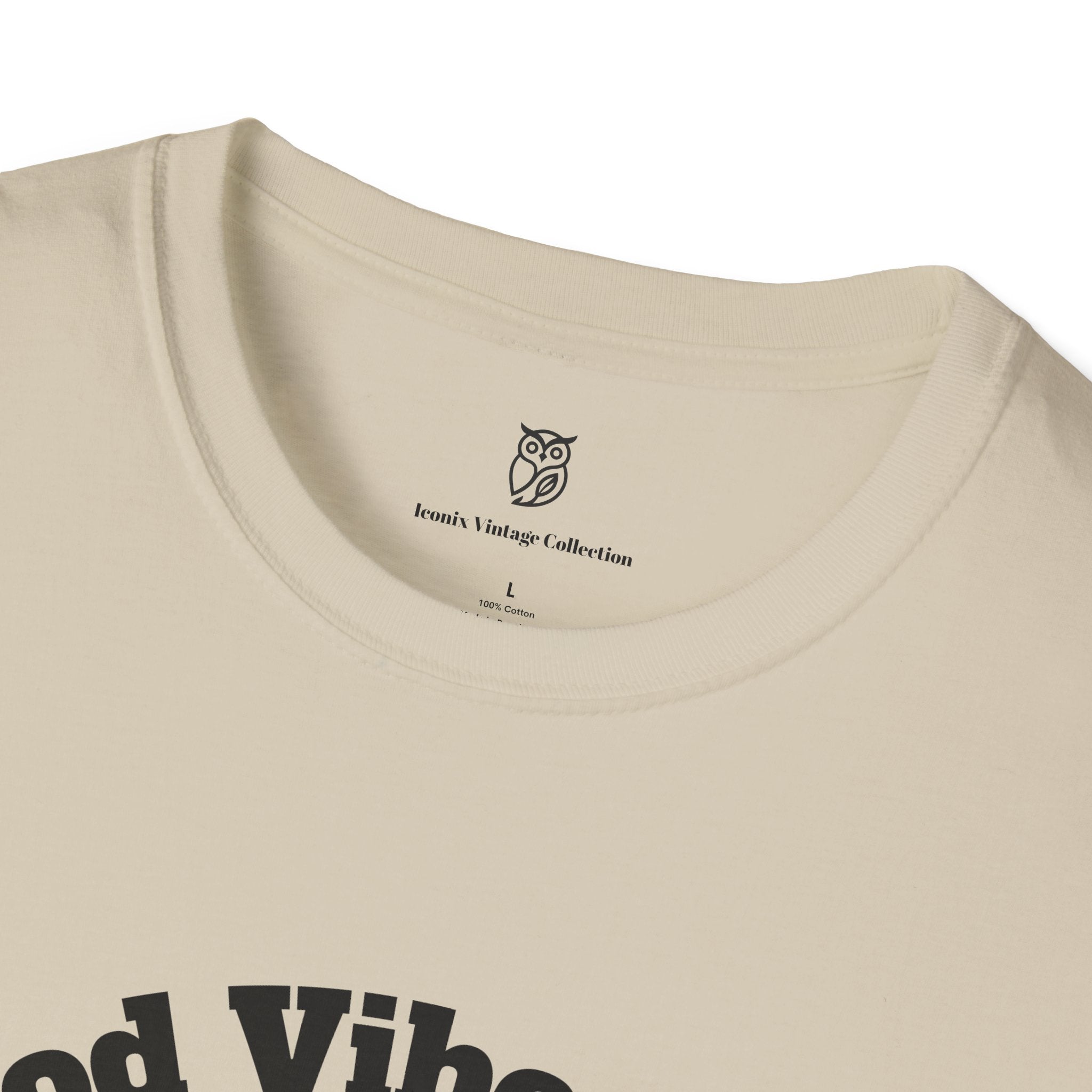 Good Vibes Only T-Shirt — Retro Palm Sunset Tee