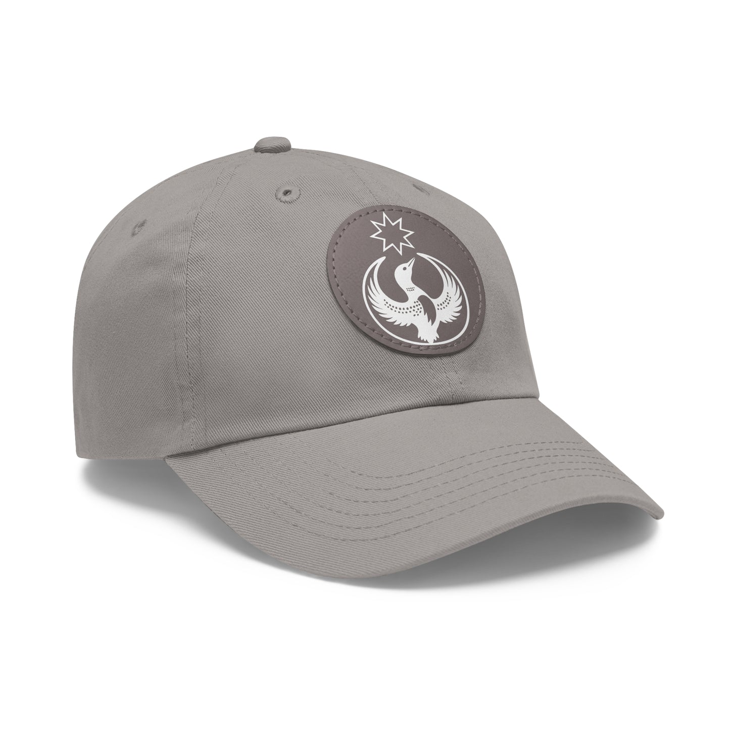 Minnesota Rebel Alliance Loon Vegan Leather Patch | Monochrome Dad Hat