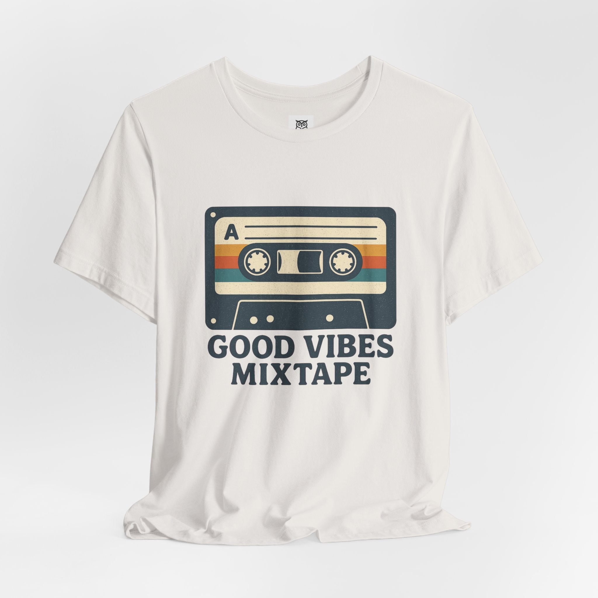 Good Vibes Mixtape Retro Cassette T-Shirt