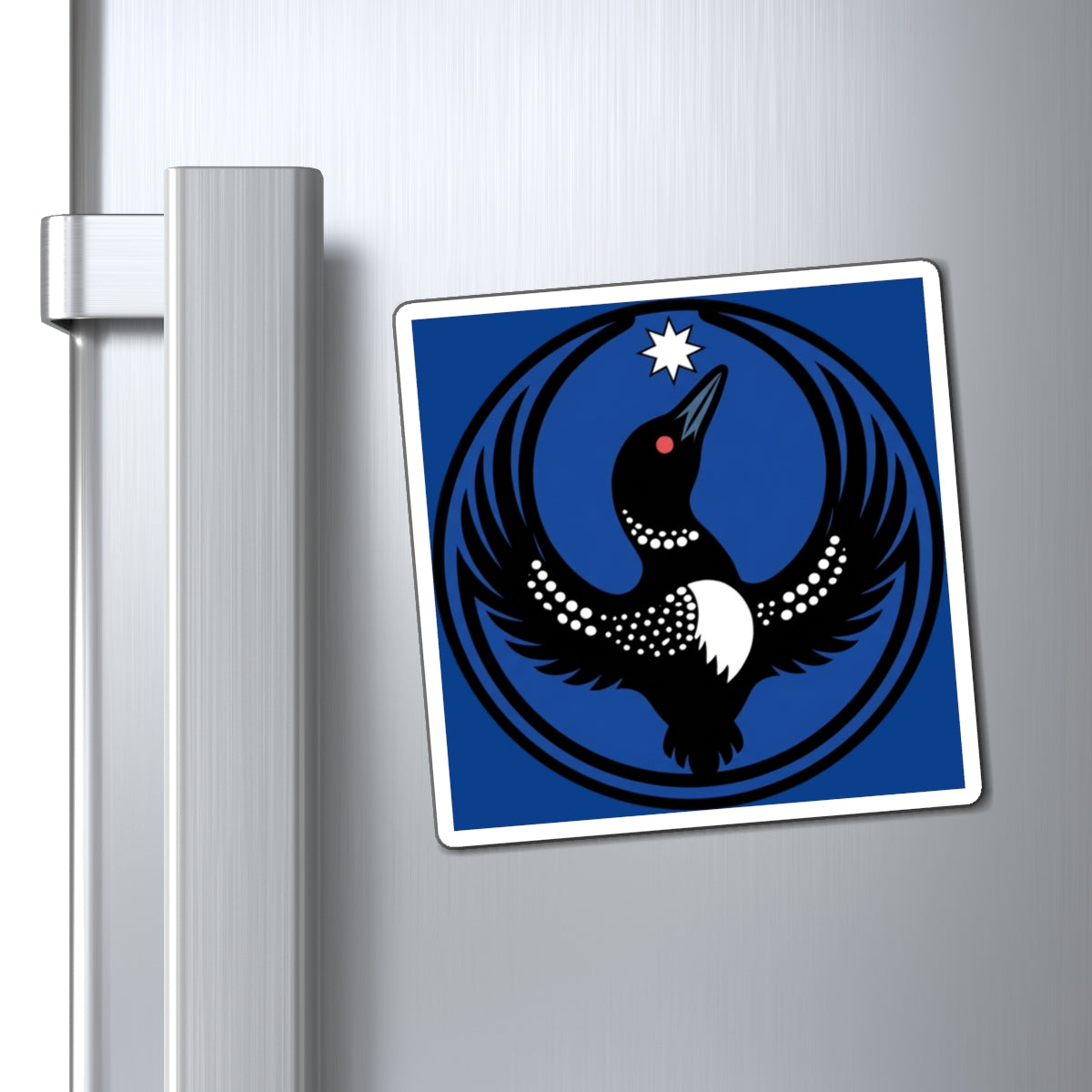 Minnesota Rebel Alliance Loon Magnet — State Pride Decorative Fridge Magnet