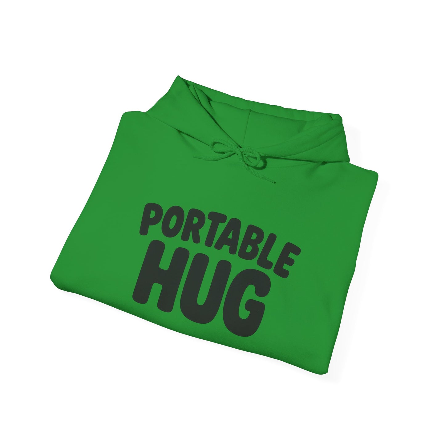 Portable Hug Hoodie — Cozy Graphic Sweatshirt