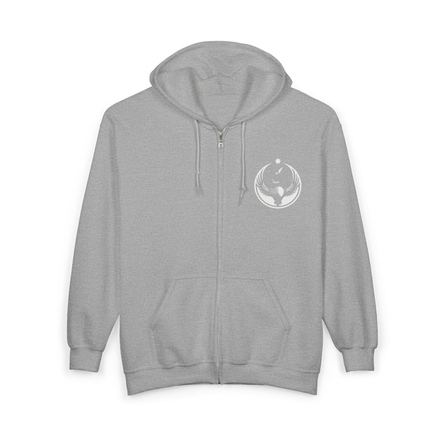 Minnesota Rebel Alliance Loon Embroidered Zip Hoodie | Winter Edition | Graphic Zip-up