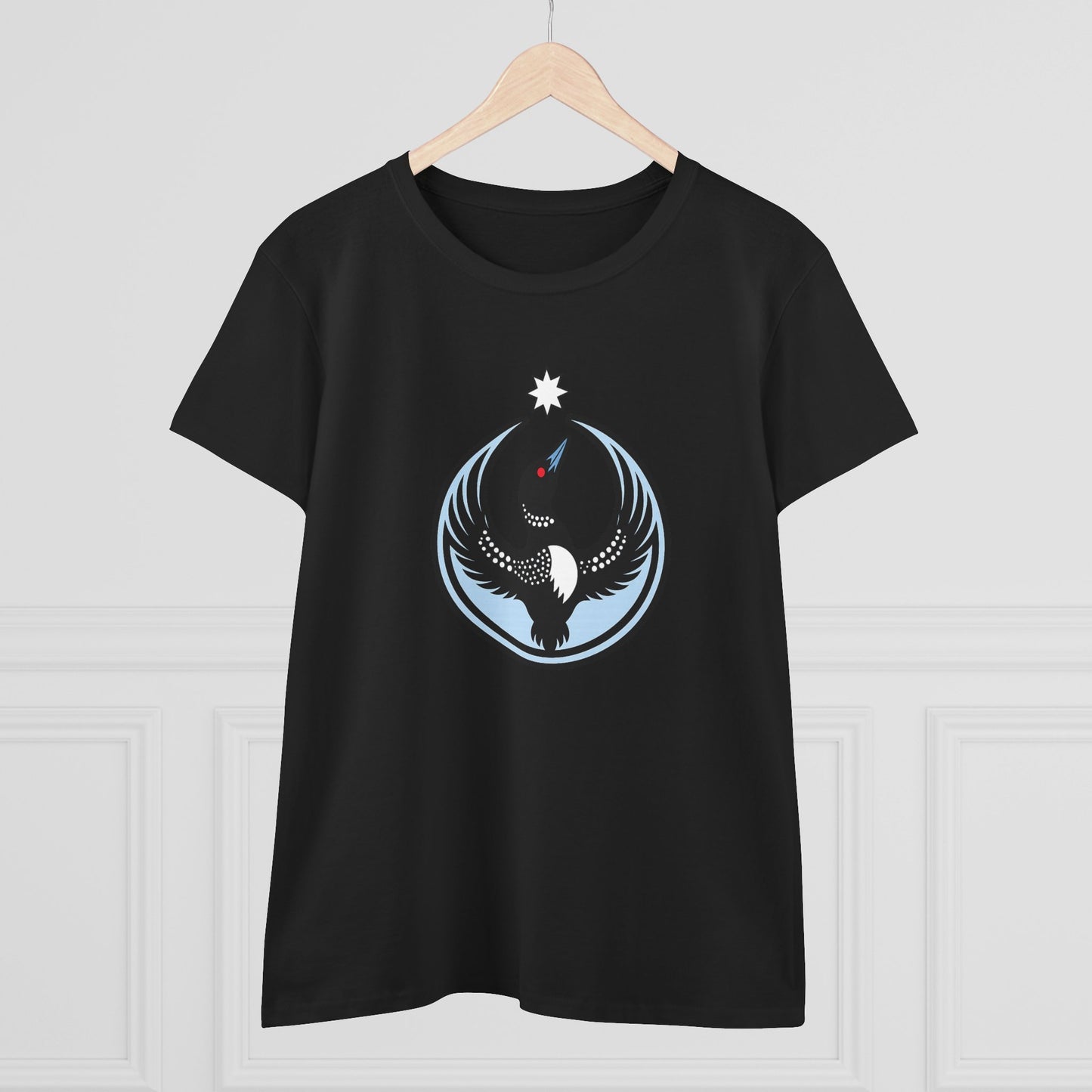 Minnesota Rebel Loon Illustration Tee | Women's Midweight 100% Cotton