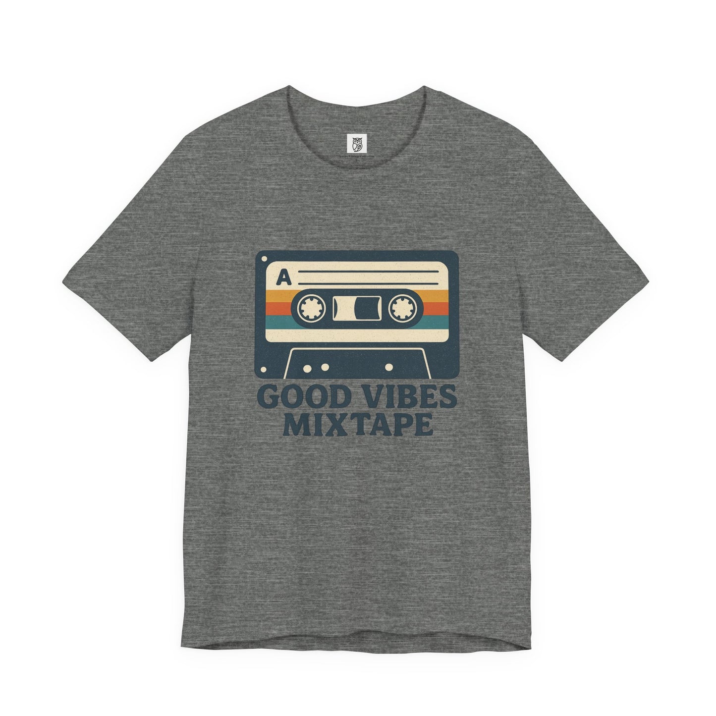 Good Vibes Mixtape Retro Cassette T-Shirt
