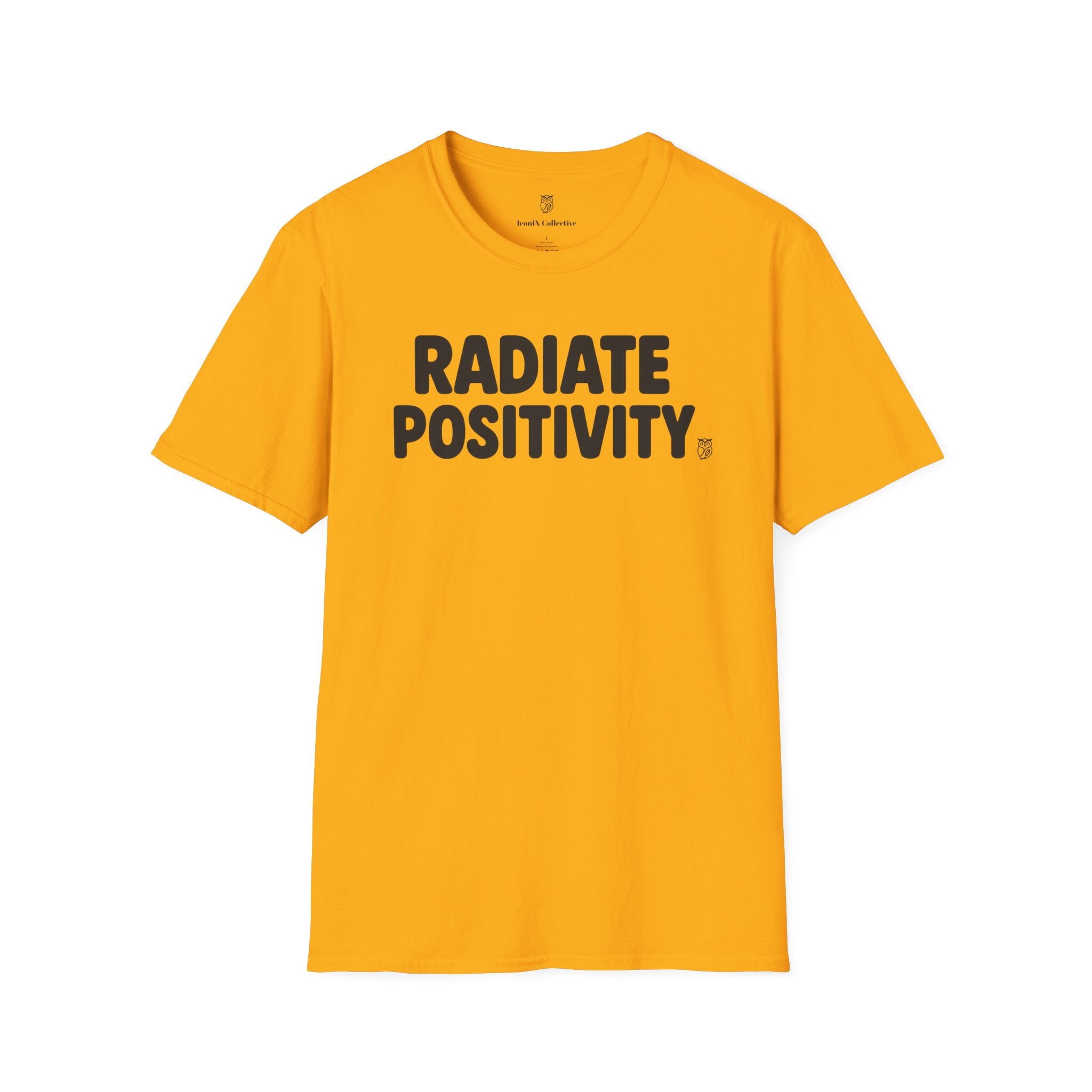 Radiate Positivity Inspirational T-Shirt — Motivational Tee