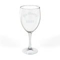 2025 Be Merry Wine Glass | Engraved 10.5oz