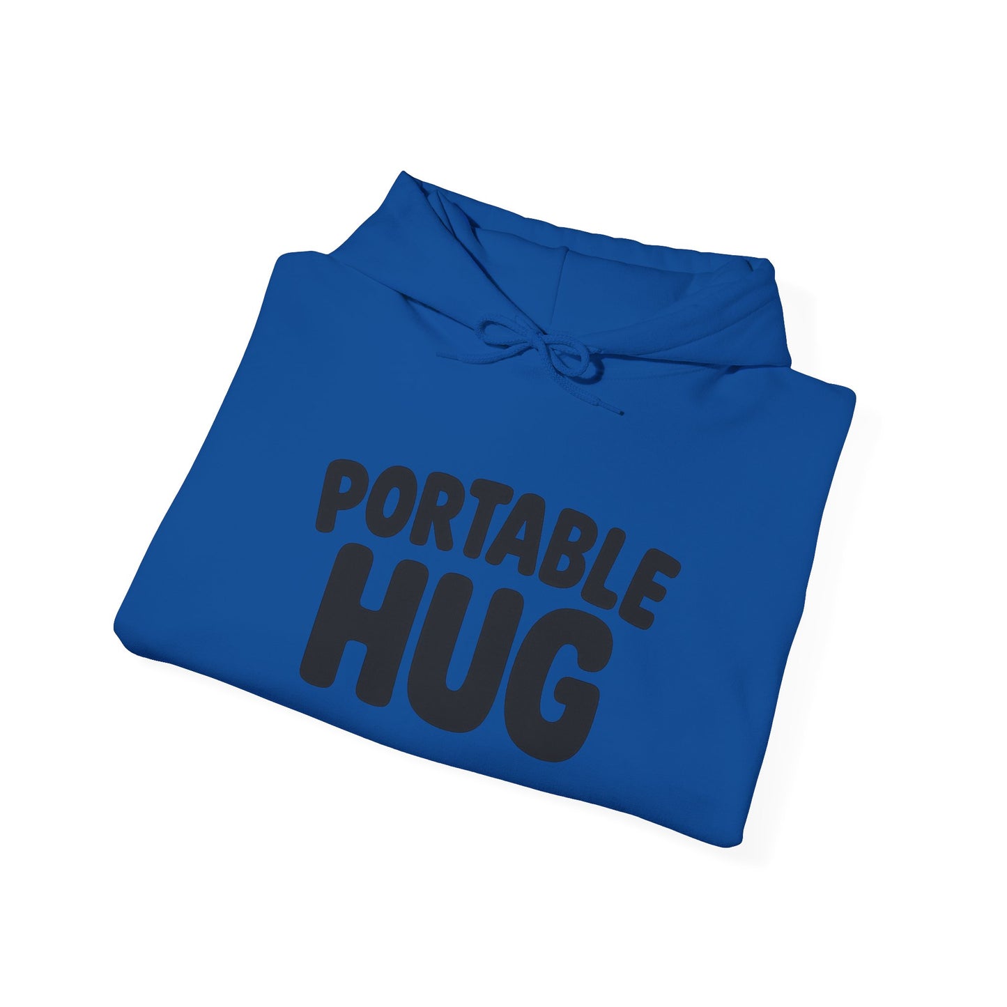 Portable Hug Hoodie — Cozy Graphic Sweatshirt