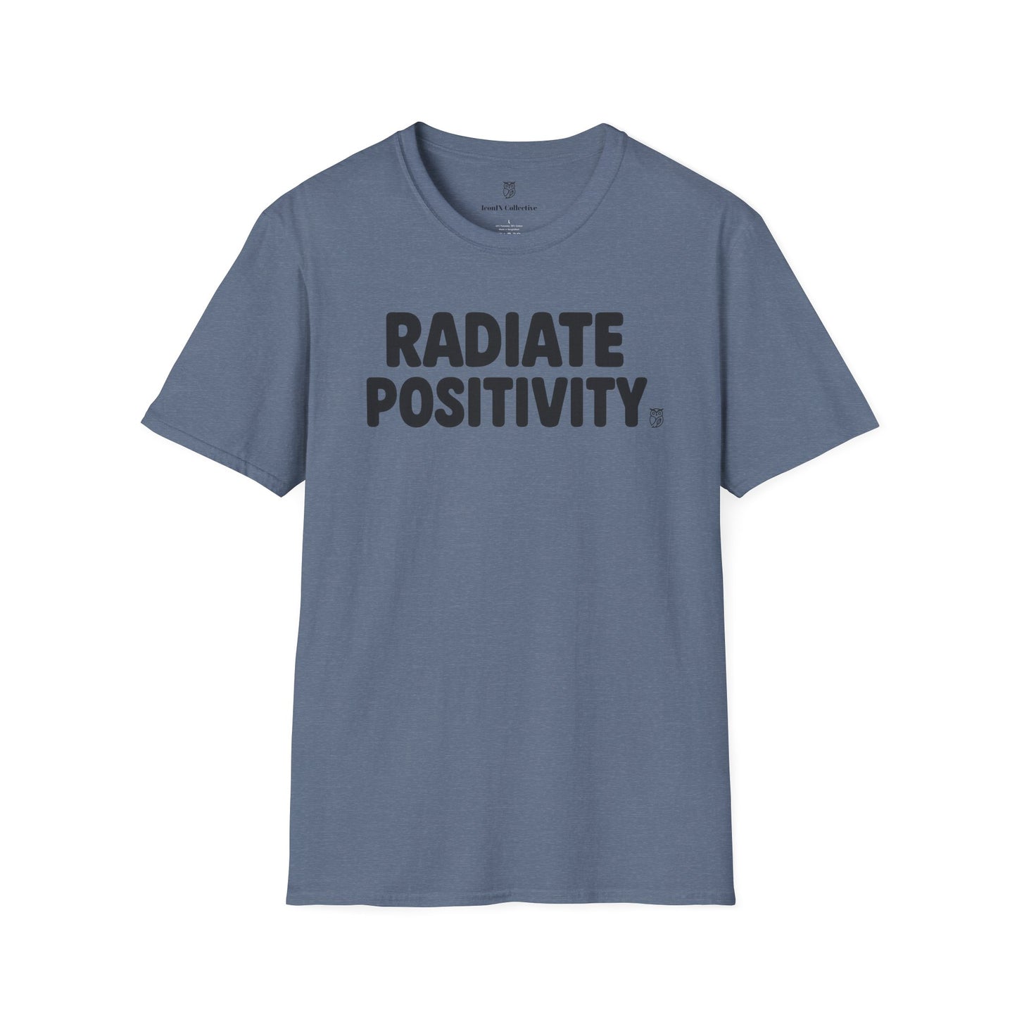 Radiate Positivity Inspirational T-Shirt — Motivational Tee