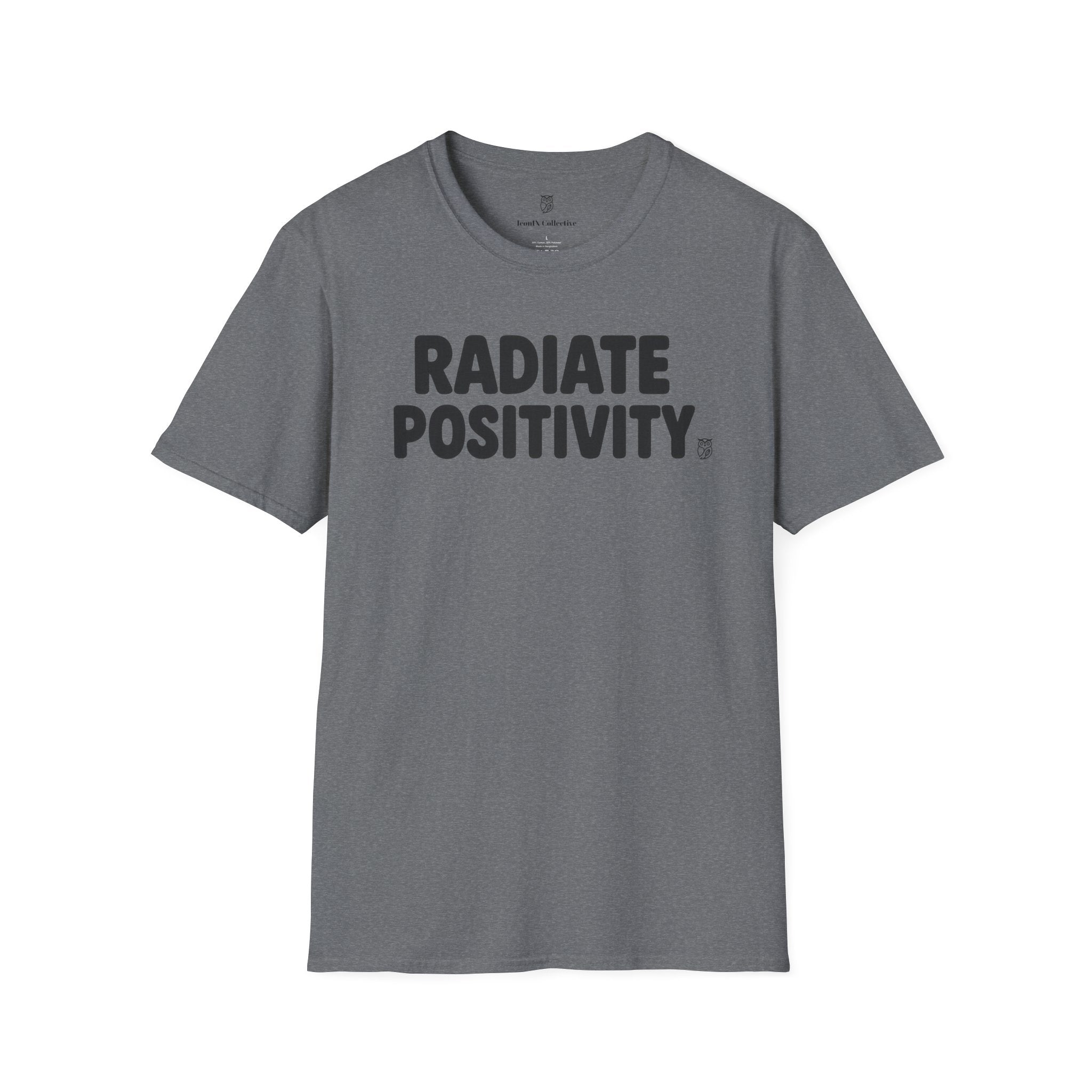 Radiate Positivity Inspirational T-Shirt — Motivational Tee