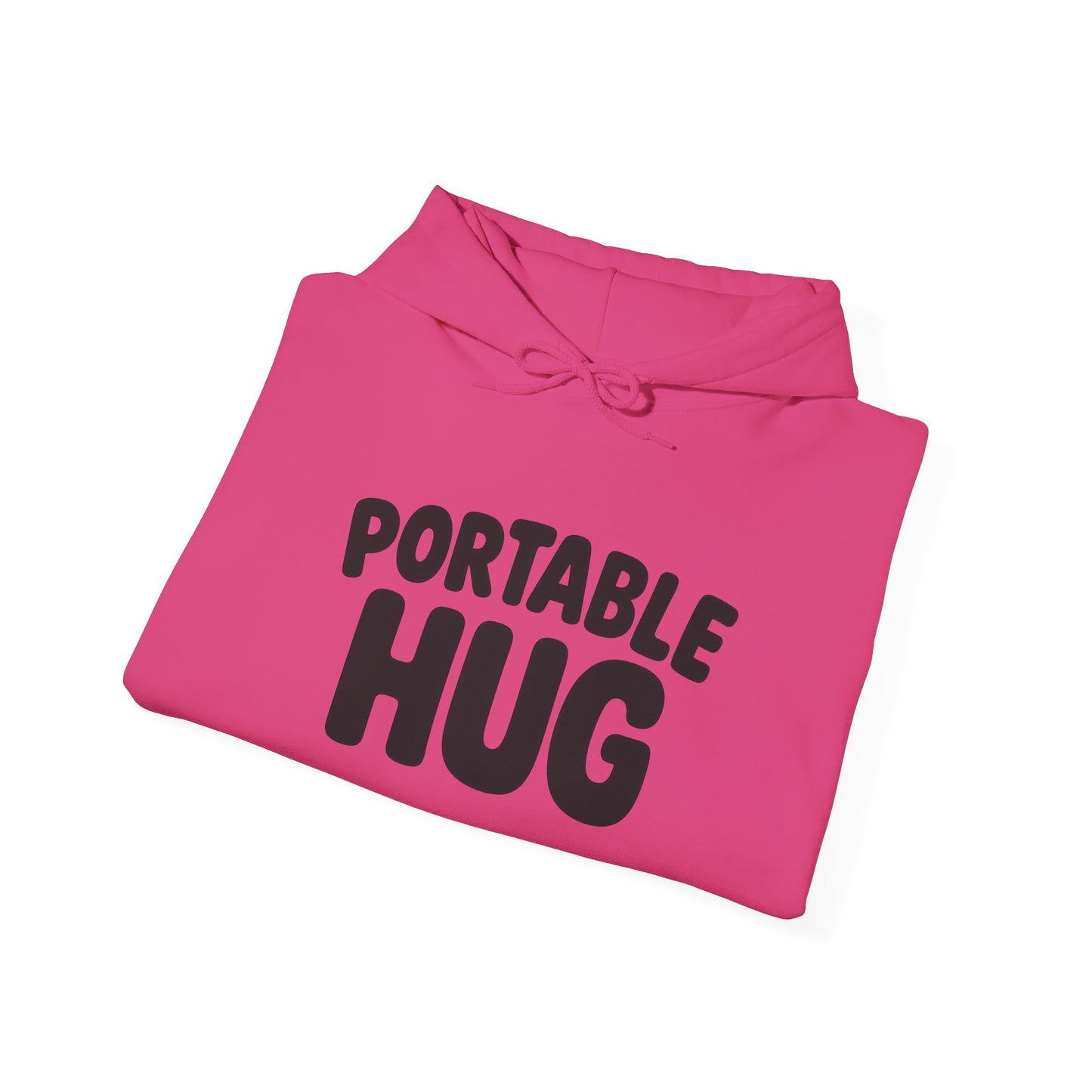 Portable Hug Hoodie — Cozy Graphic Sweatshirt