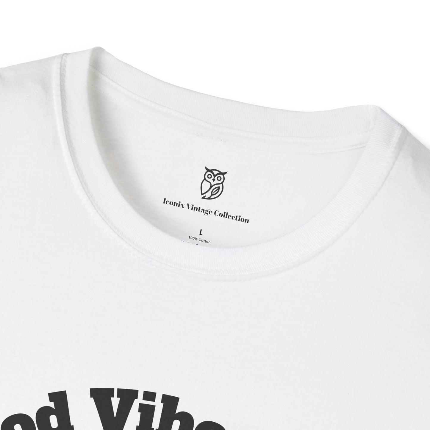 Good Vibes Only T-Shirt — Retro Palm Sunset Tee