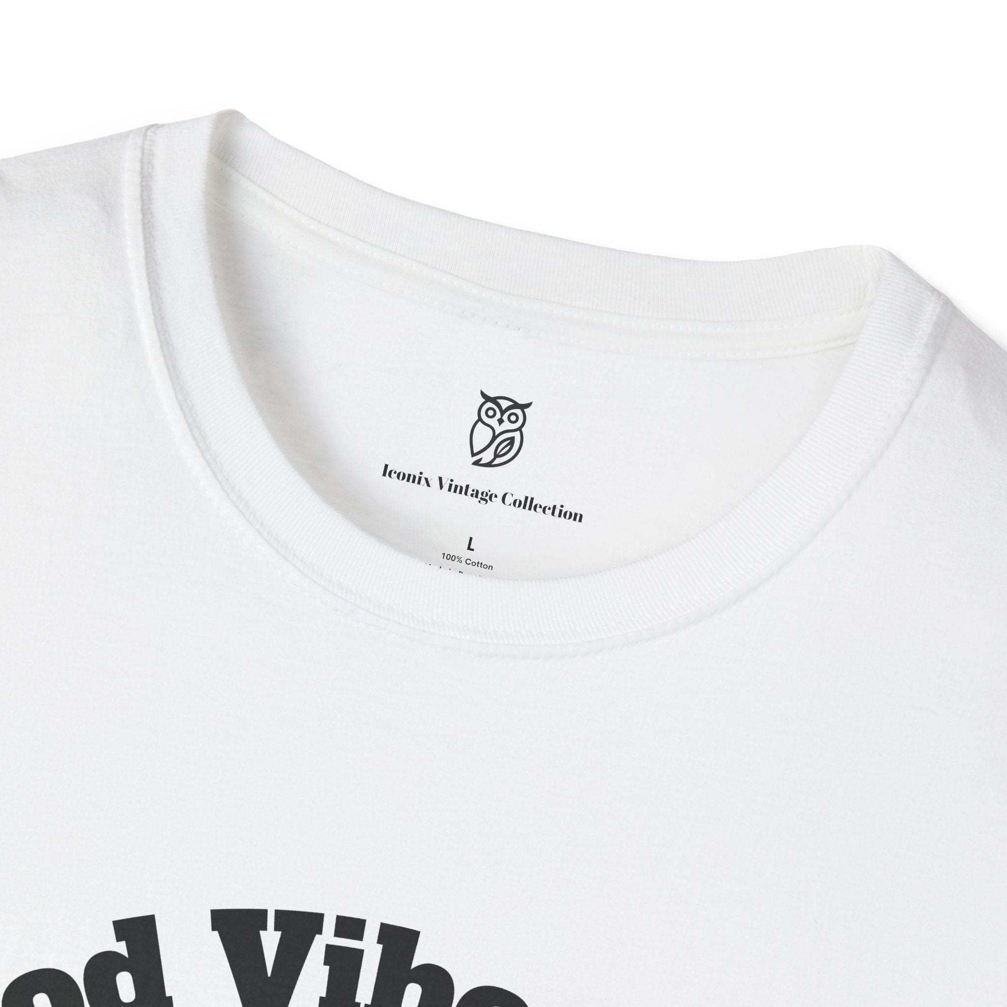 Good Vibes Only T-Shirt — Retro Palm Sunset Tee