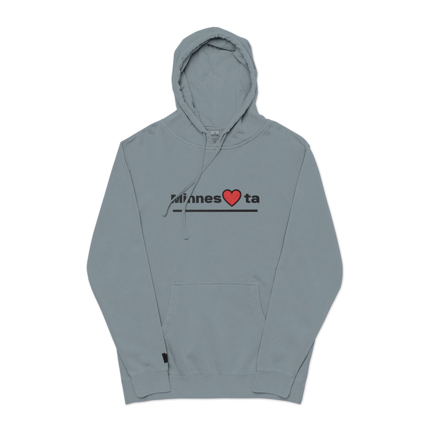 Minnesota Heart Hoodie | State Pride Hoodie, Minimal Design
