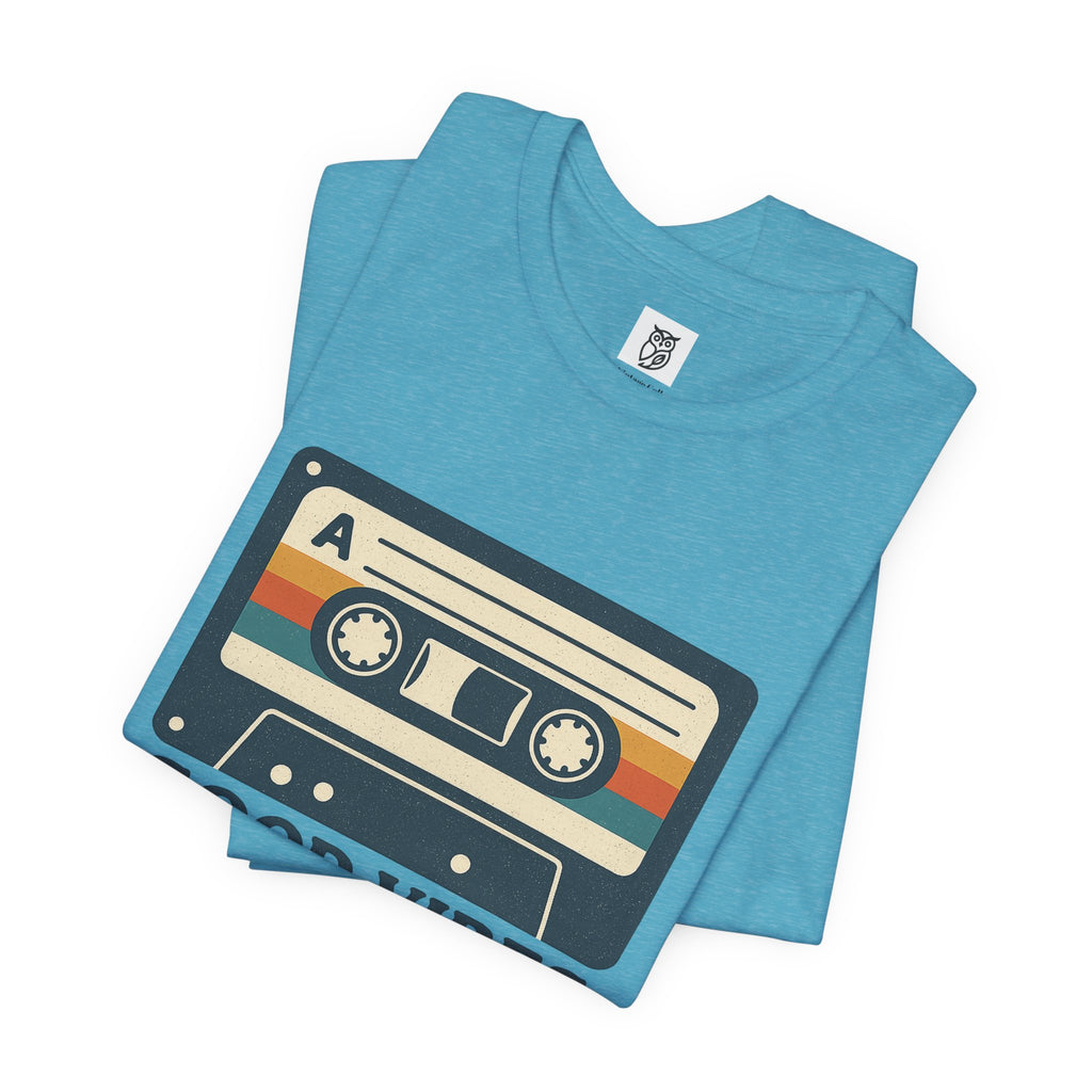 Good Vibes Mixtape Retro Cassette T-Shirt