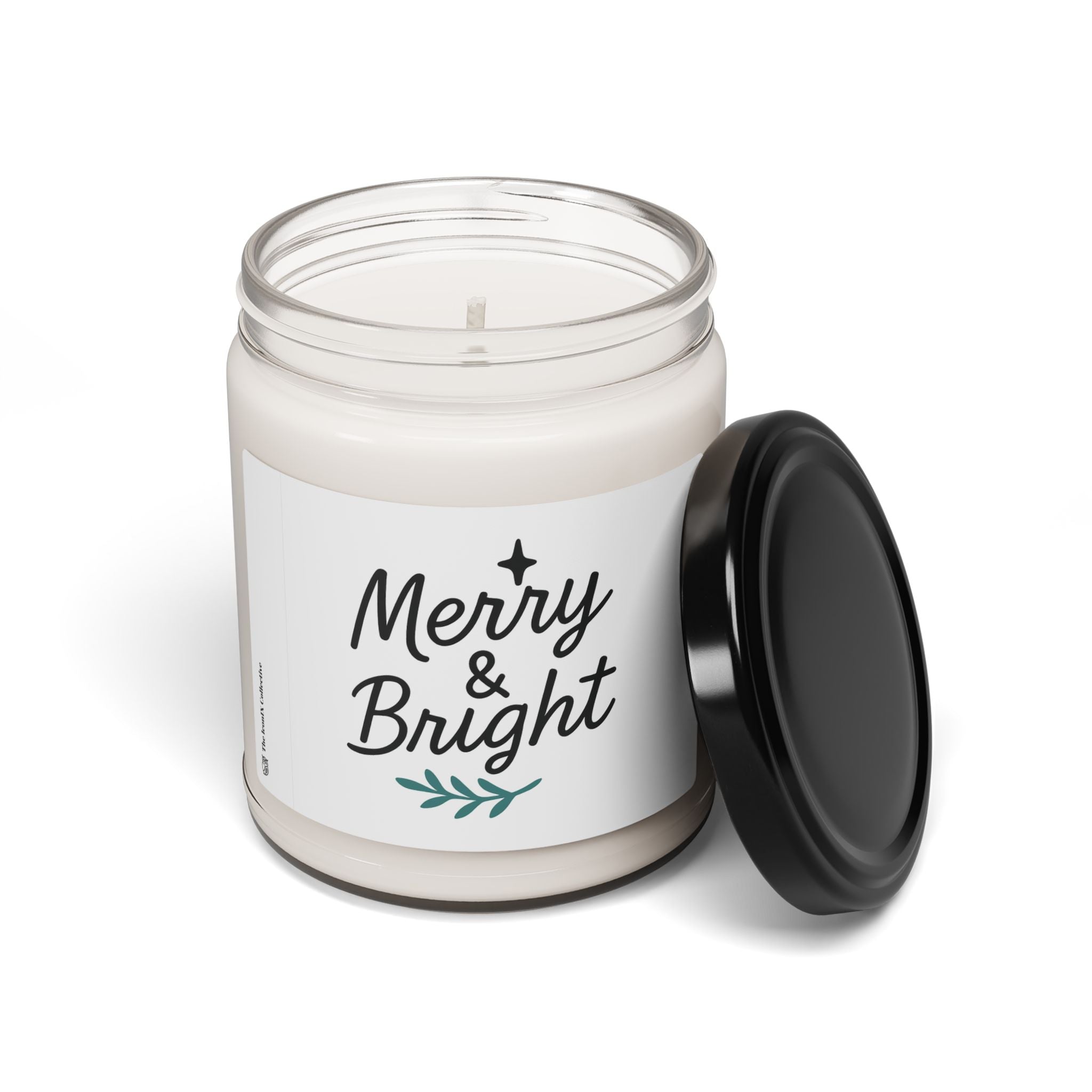 Merry & Bright Soy Candle – 9oz Holiday Scented Jar
