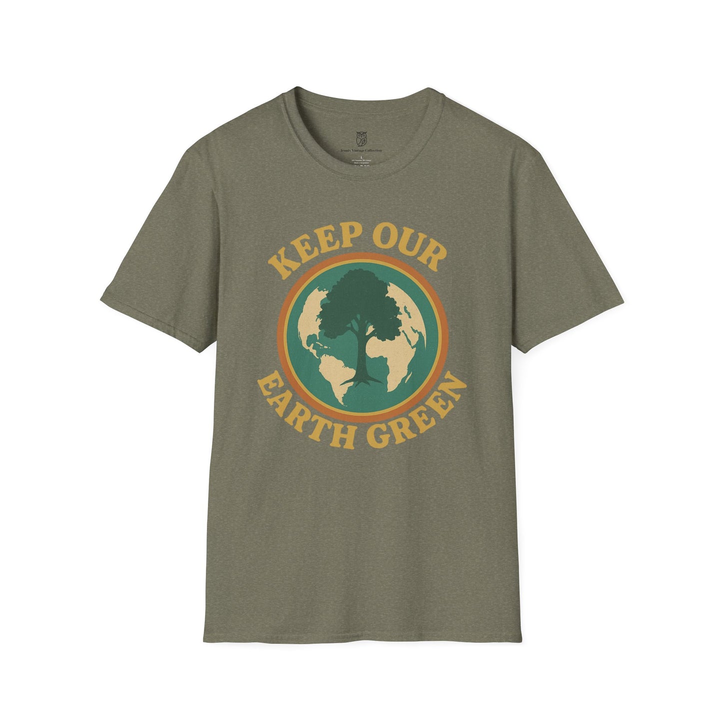 Keep Our Earth Green Eco-Friendly Conservation T-Shirt