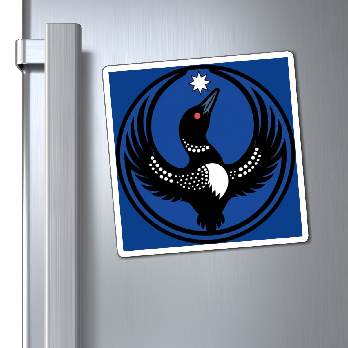 Minnesota Rebel Alliance Loon Magnet — State Pride Decorative Fridge Magnet