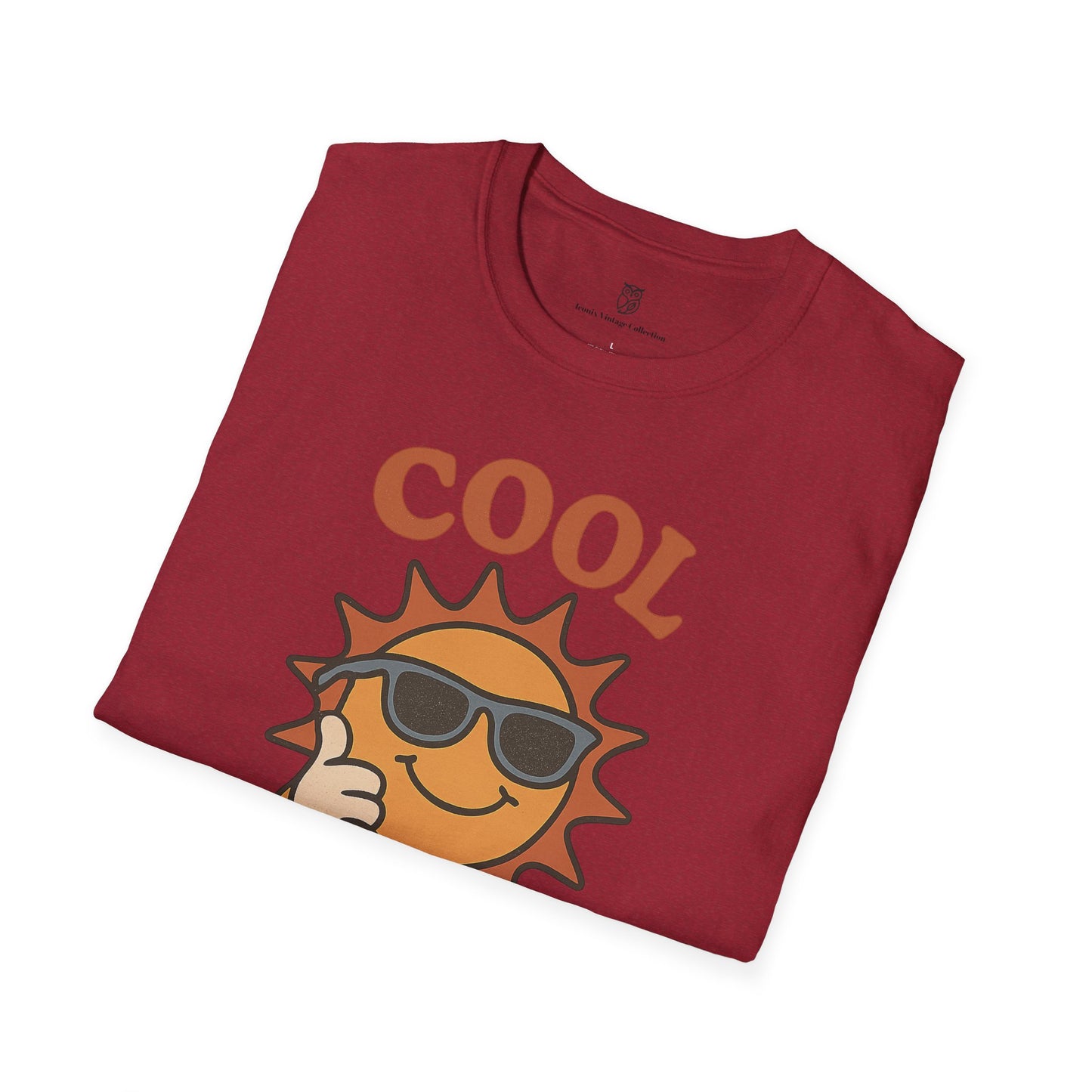 Cool Dude Sun Retro Sunglasses T-Shirt — Summer Beach Tee