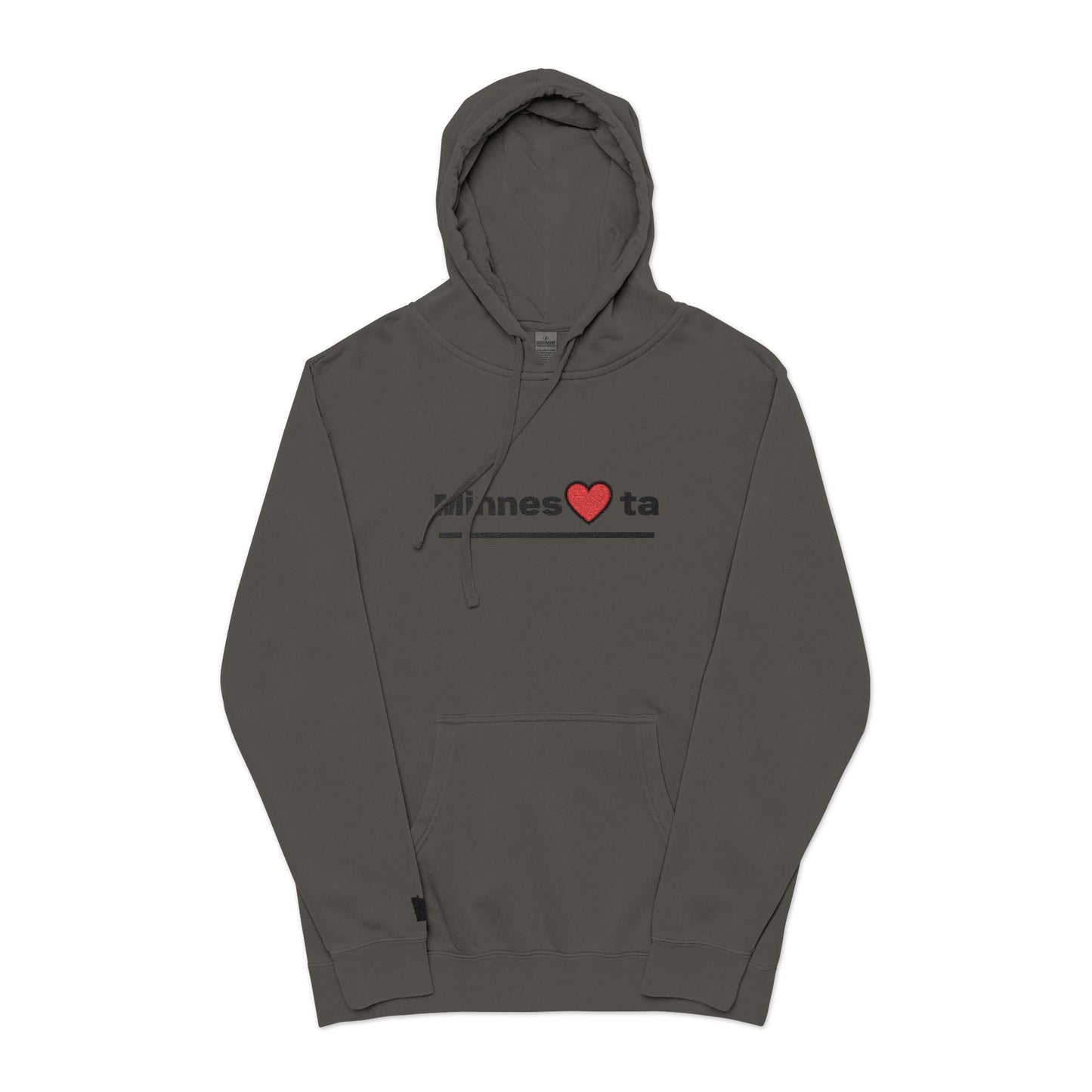 Minnesota Heart Hoodie | State Pride Hoodie, Minimal Design