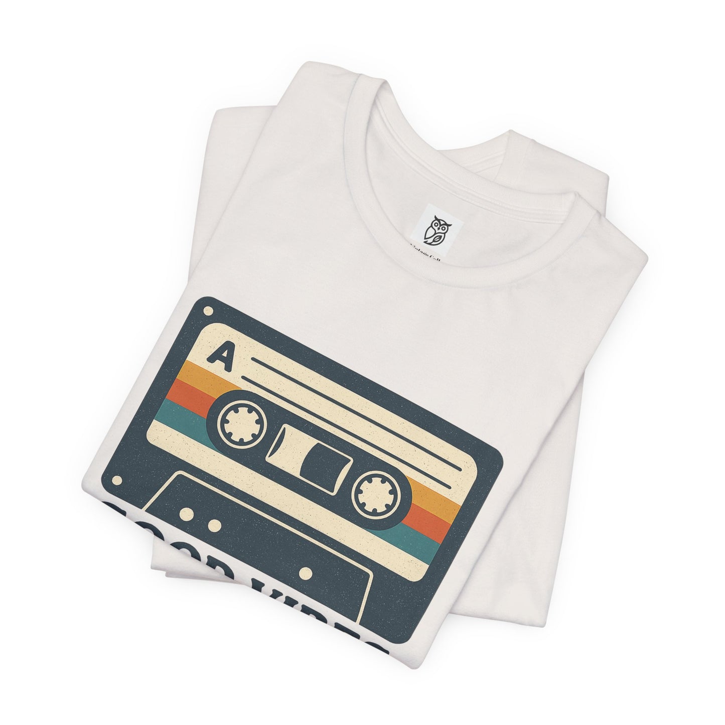 Good Vibes Mixtape Retro Cassette T-Shirt