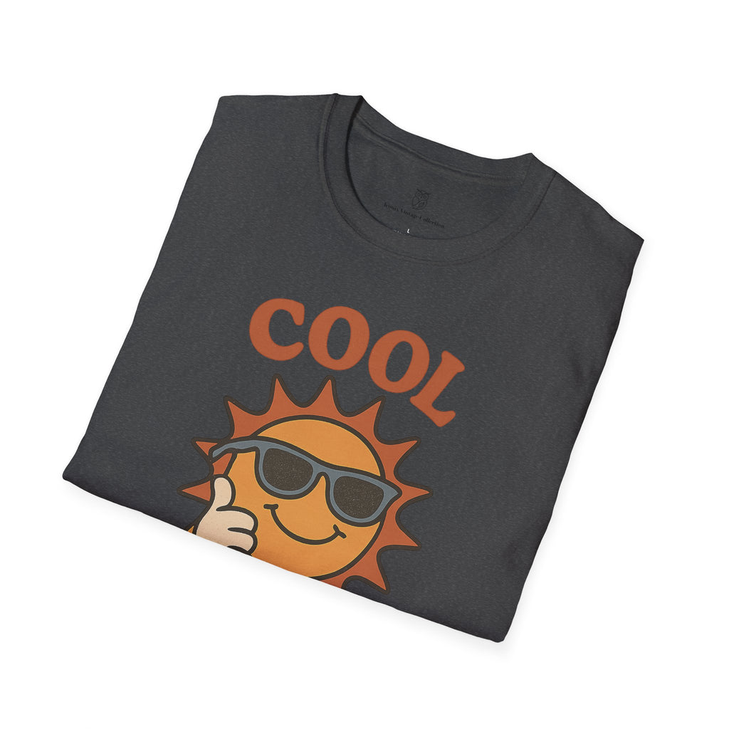 Cool Dude Sun Retro Sunglasses T-Shirt — Summer Beach Tee