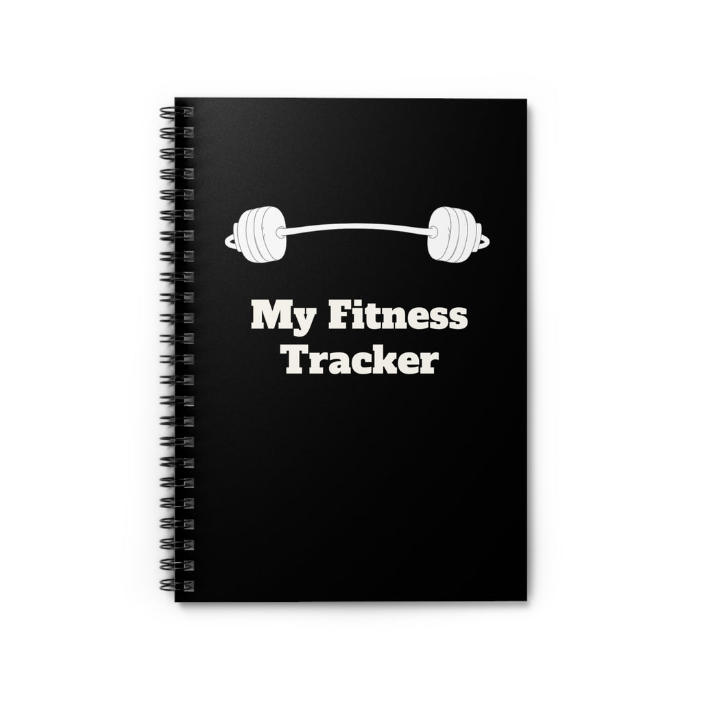 Fitness Tracker Spiral Notebook — Workout Log & Exercise Journal