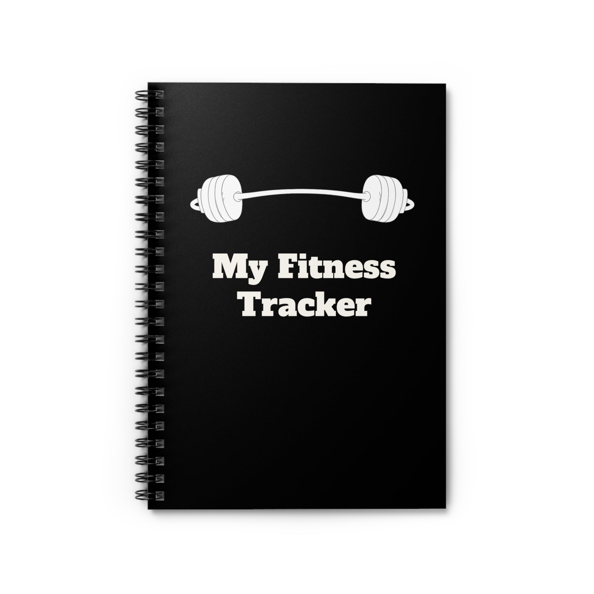 Fitness Tracker Spiral Notebook — Workout Log & Exercise Journal