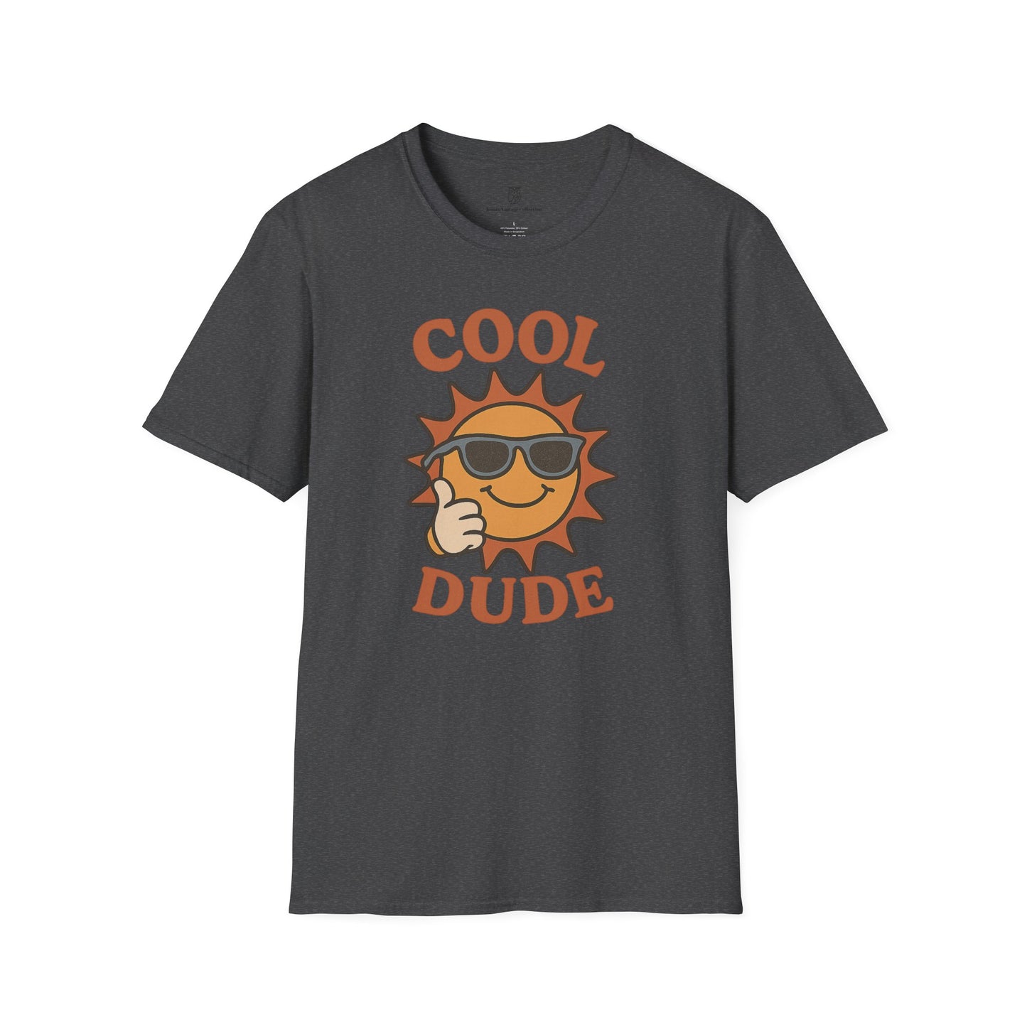 Cool Dude Sun Retro Sunglasses T-Shirt — Summer Beach Tee