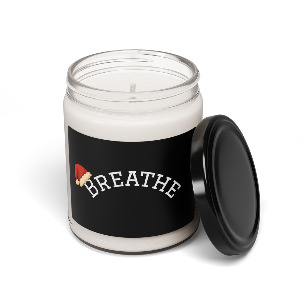 Breathe Holiday Soy Candle — 9 oz Scented Jar (Santa Hat)