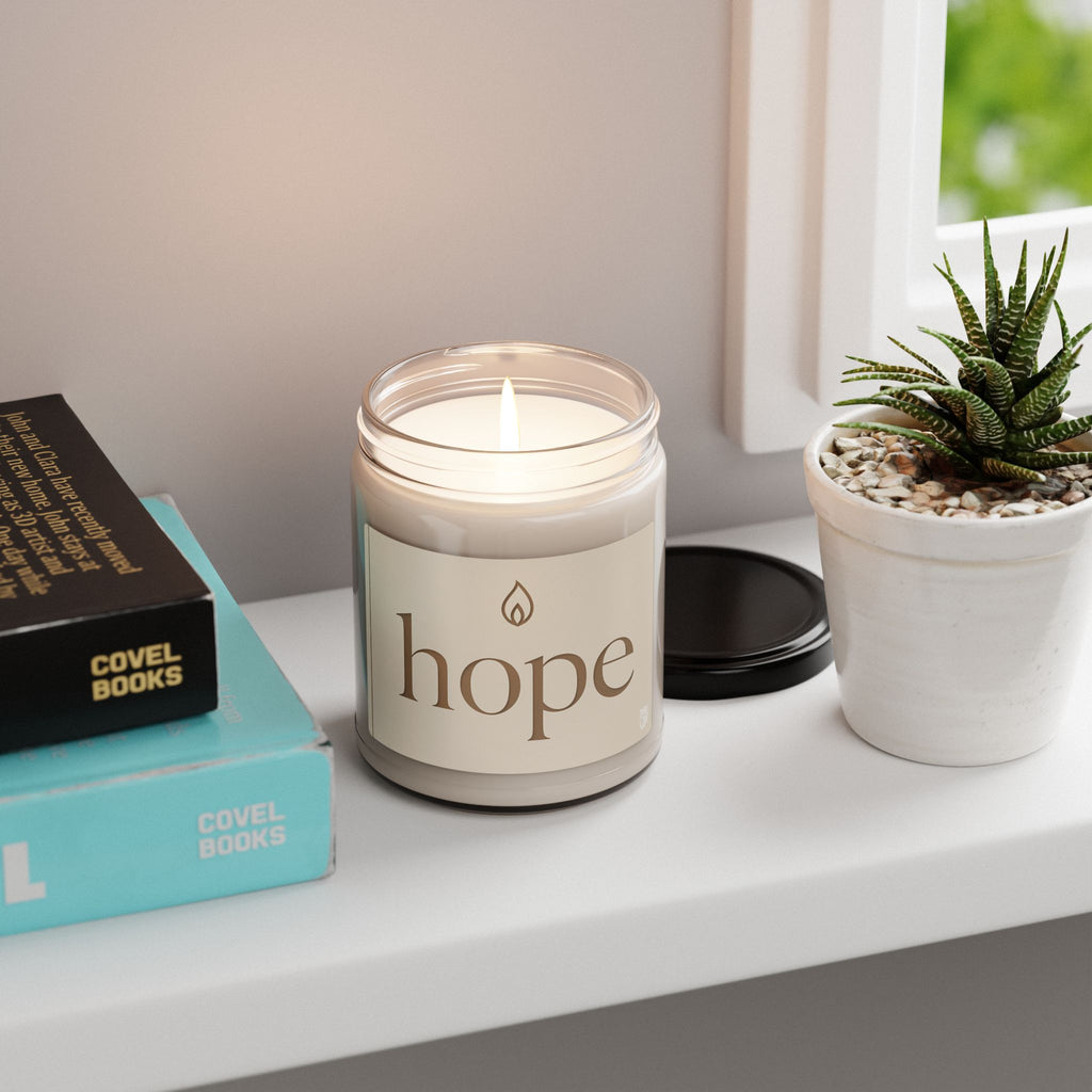 Hope Scented Soy Candle — 9oz Aromatherapy Candle for Calm & Comfort