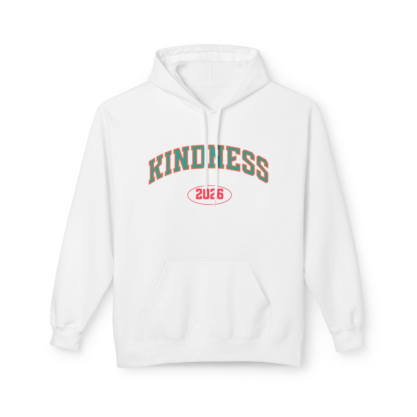Kindness 2026 Hoodie — Vintage Collegiate Inspirational Pullover