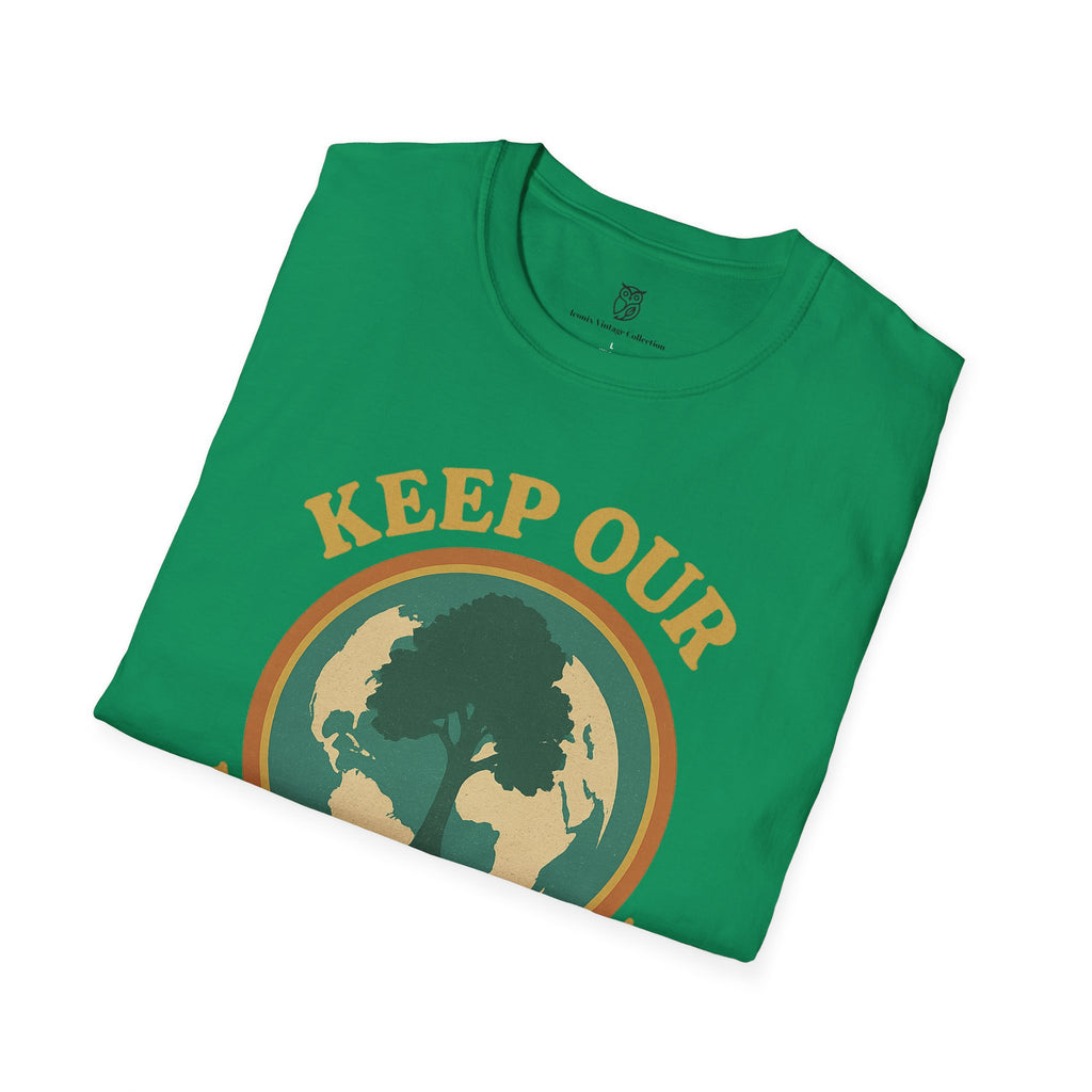 Keep Our Earth Green Eco-Friendly Conservation T-Shirt