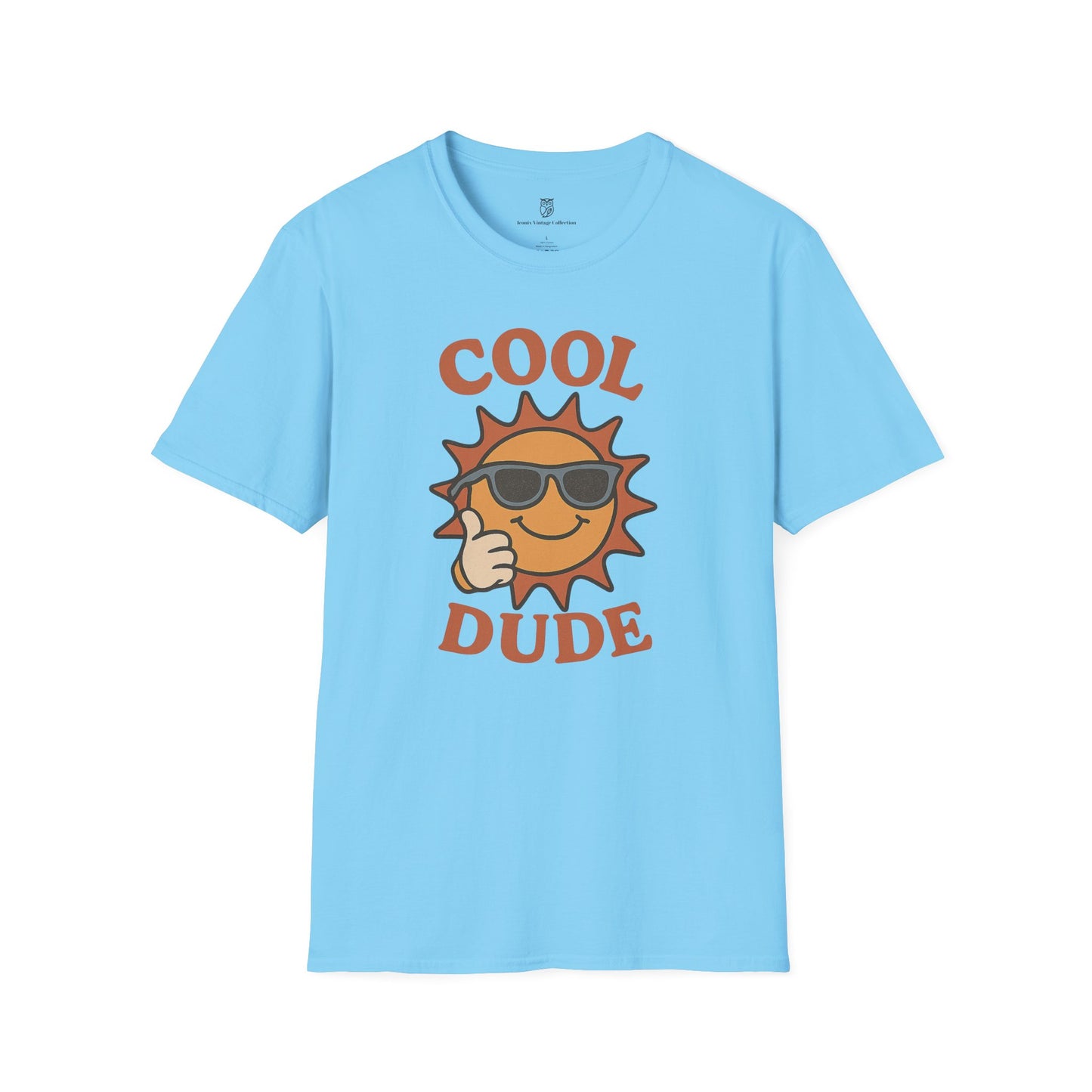 Cool Dude Sun Retro Sunglasses T-Shirt — Summer Beach Tee