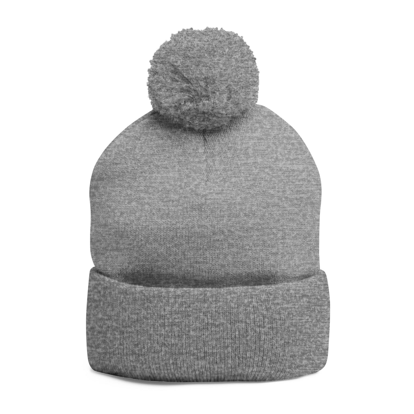Radiate Positivity Embroidered Pom-Pom Beanie