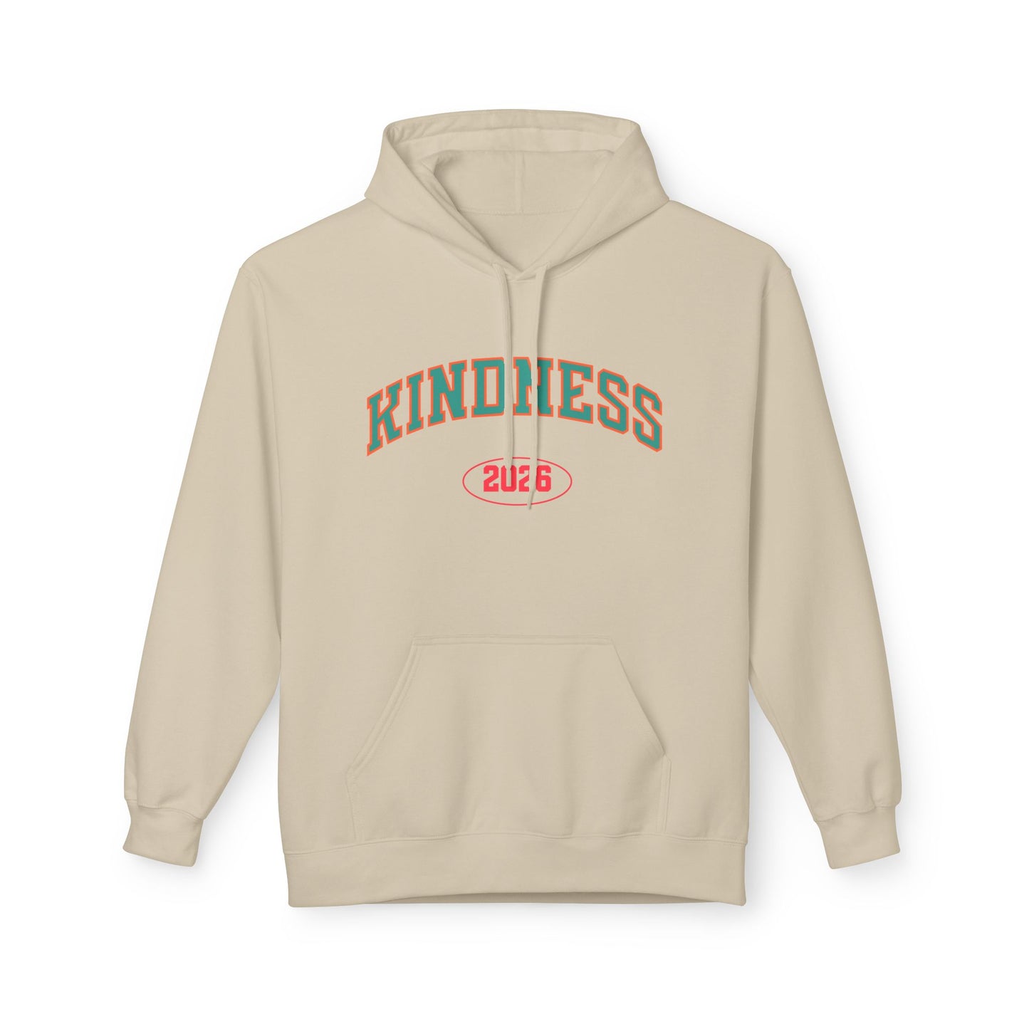 Copy of Kindness 2026 Hoodie — Vintage Collegiate Inspirational Pullover