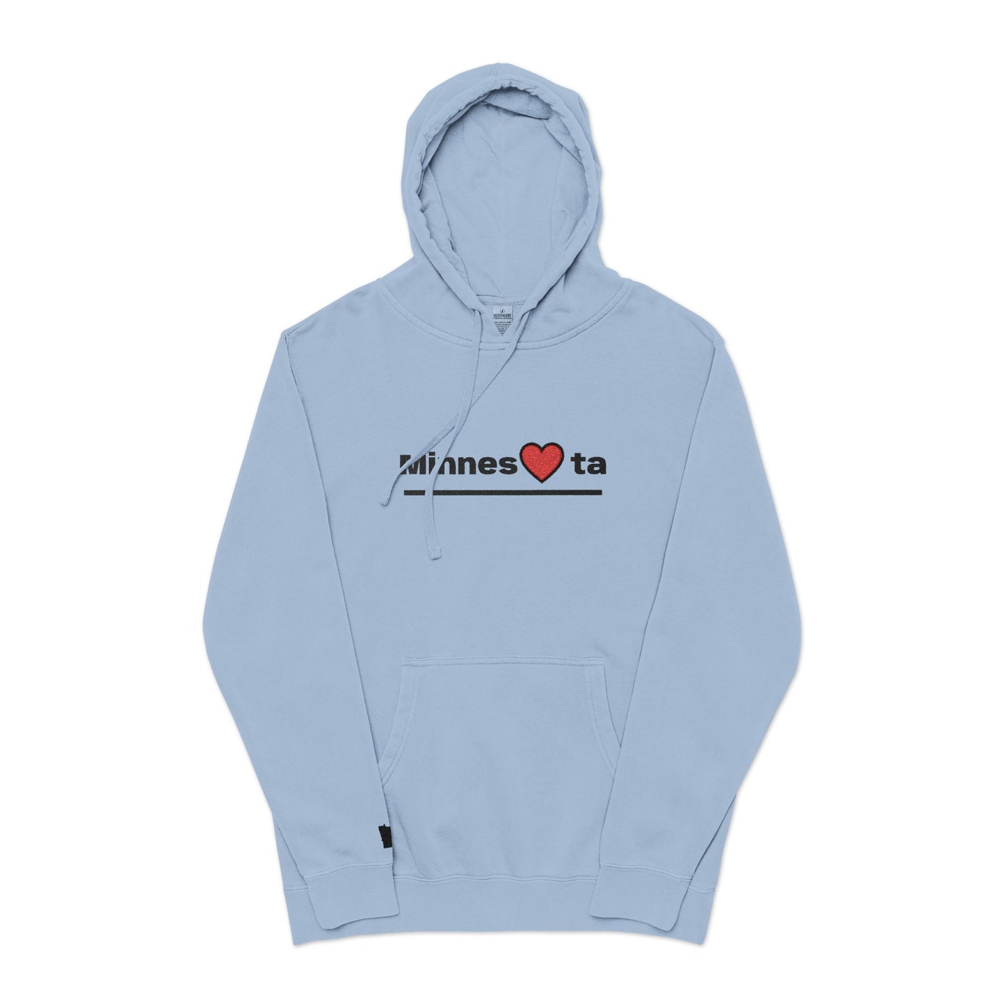 Minnesota Heart Hoodie | State Pride Hoodie, Minimal Design