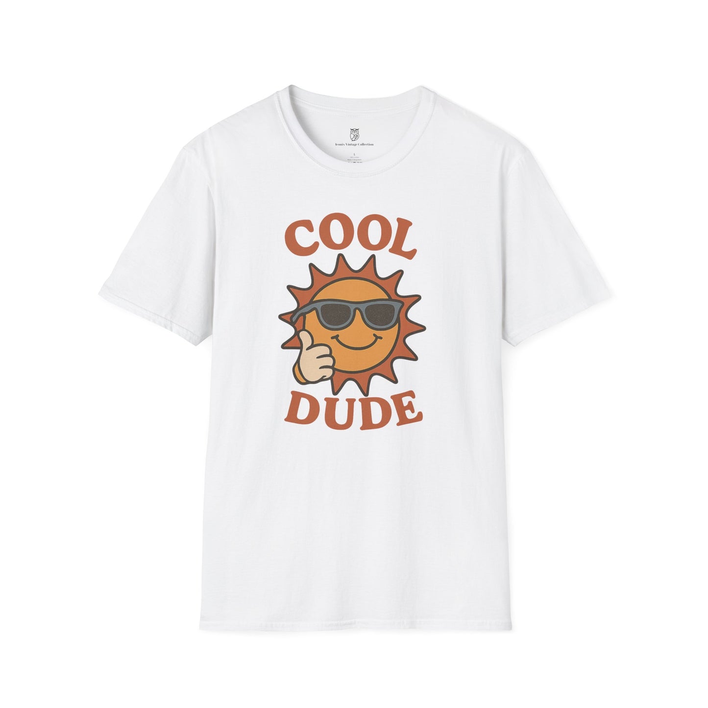 Cool Dude Sun Retro Sunglasses T-Shirt — Summer Beach Tee