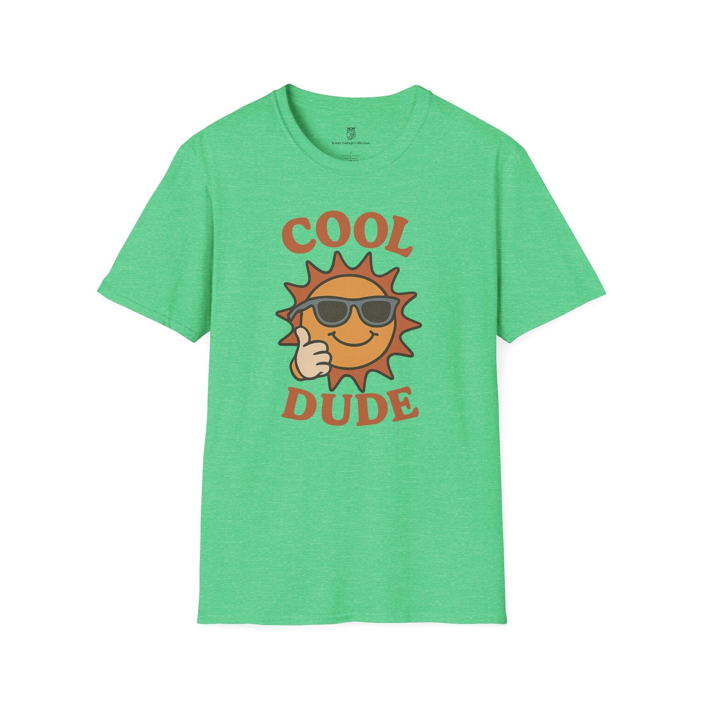 Cool Dude Sun Retro Sunglasses T-Shirt — Summer Beach Tee