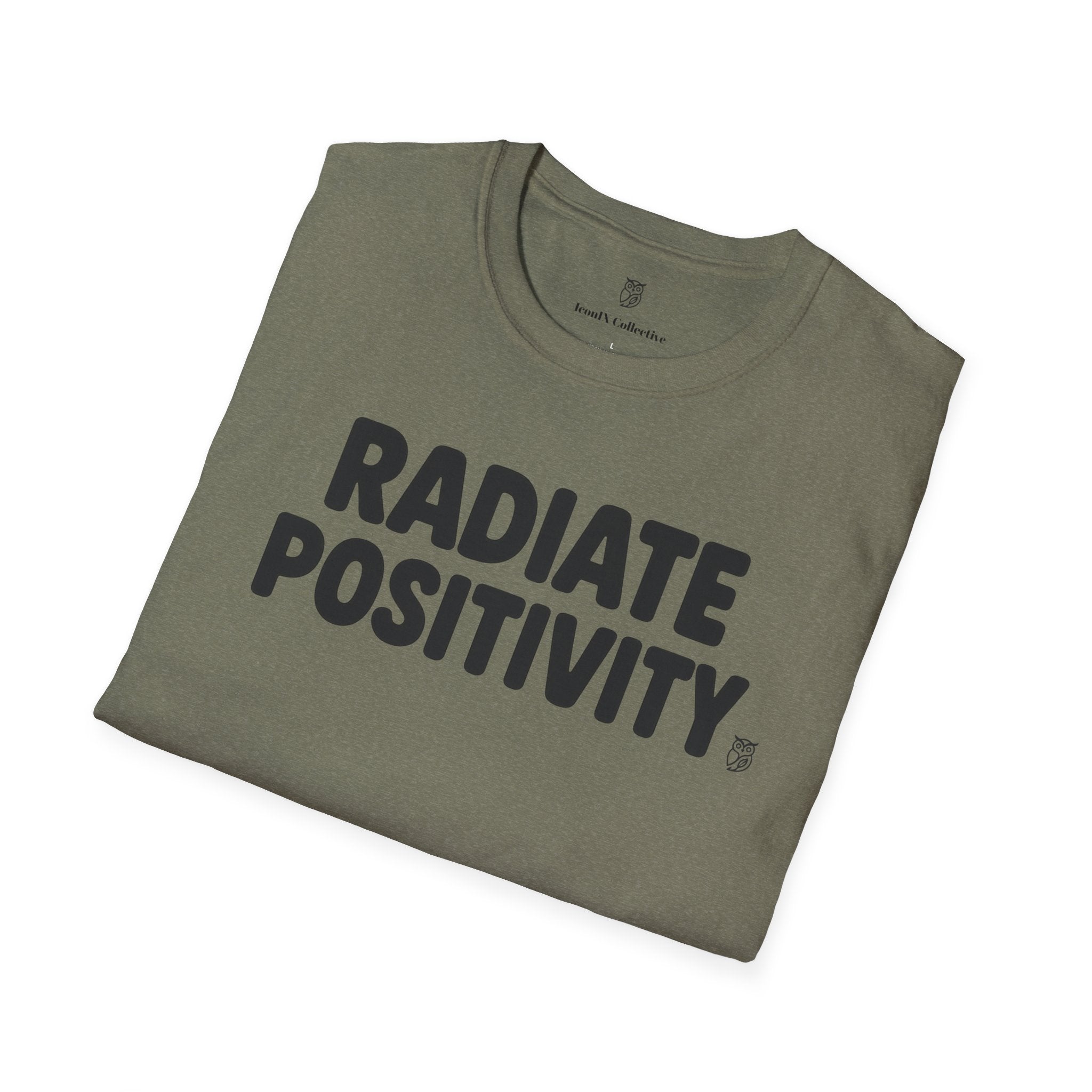 Radiate Positivity Inspirational T-Shirt — Motivational Tee