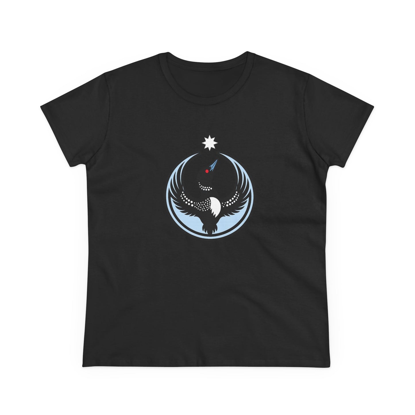 Minnesota Rebel Loon Illustration Tee | Women's Midweight 100% Cotton