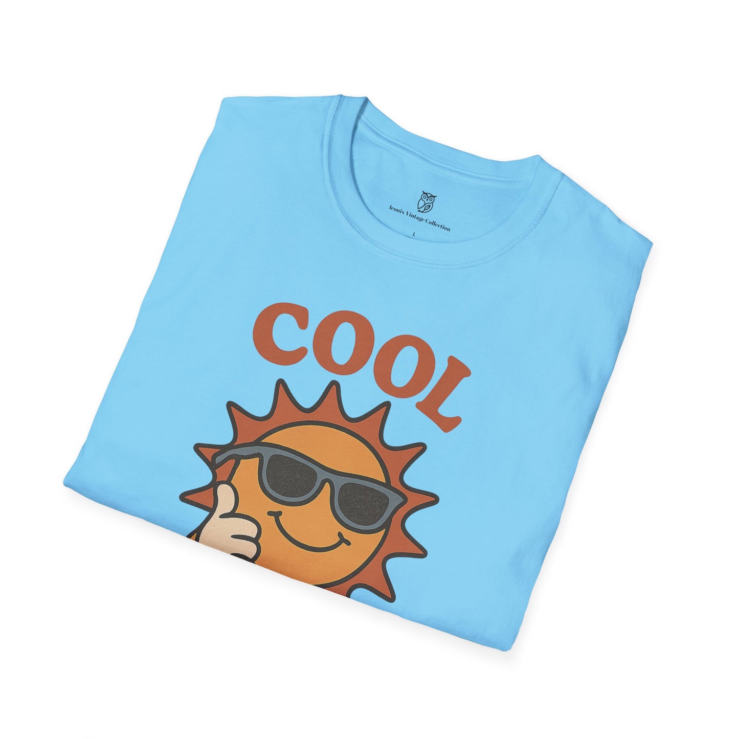 Cool Dude Sun Retro Sunglasses T-Shirt — Summer Beach Tee