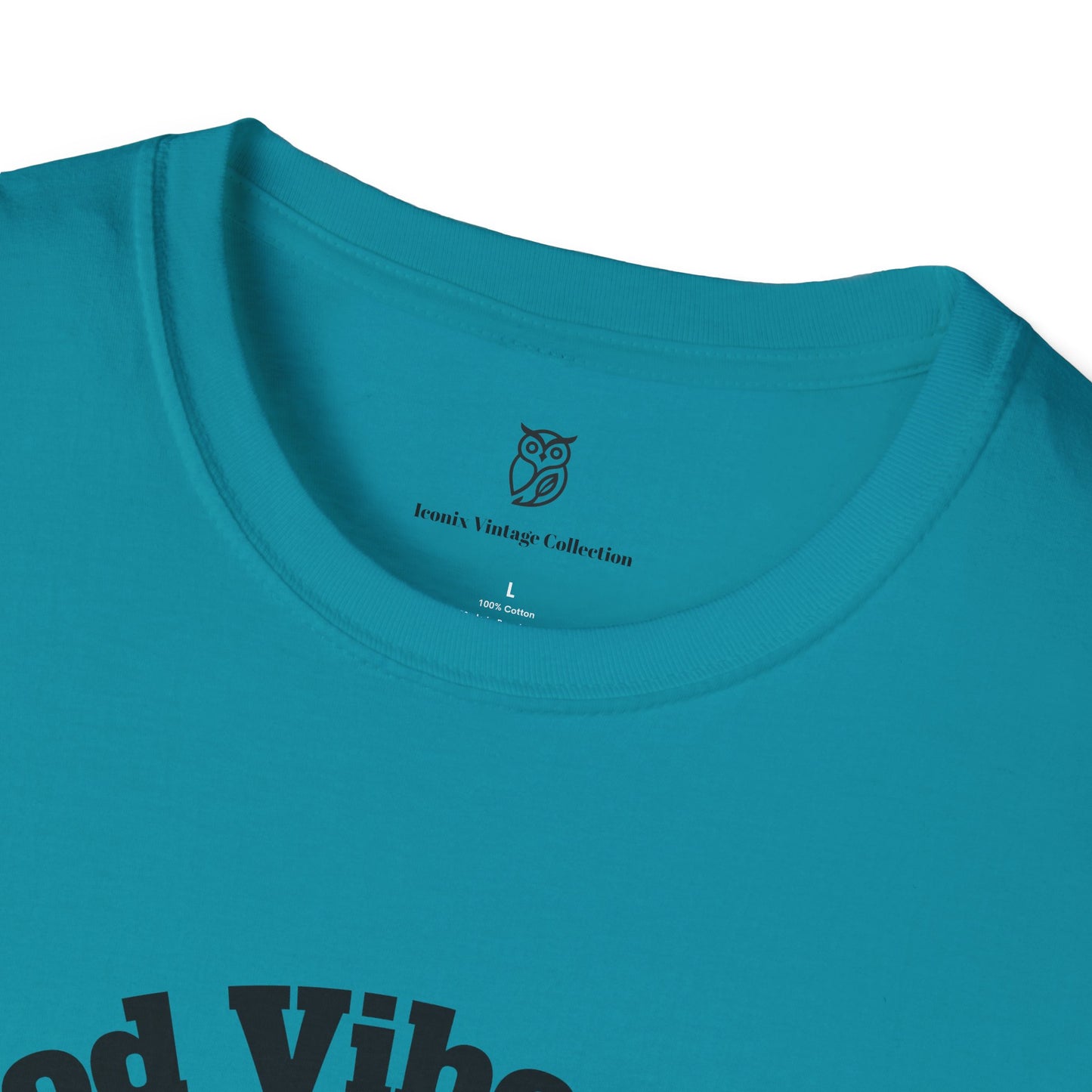 Good Vibes Only T-Shirt — Retro Palm Sunset Tee