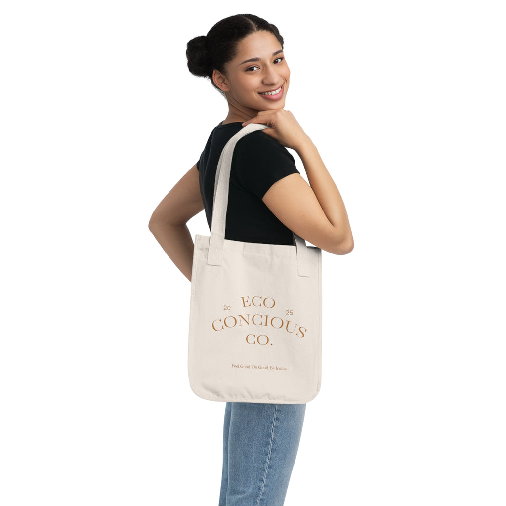 Eco Conscious Co. Organic Canvas Tote Bag | Eco Grocery Tote