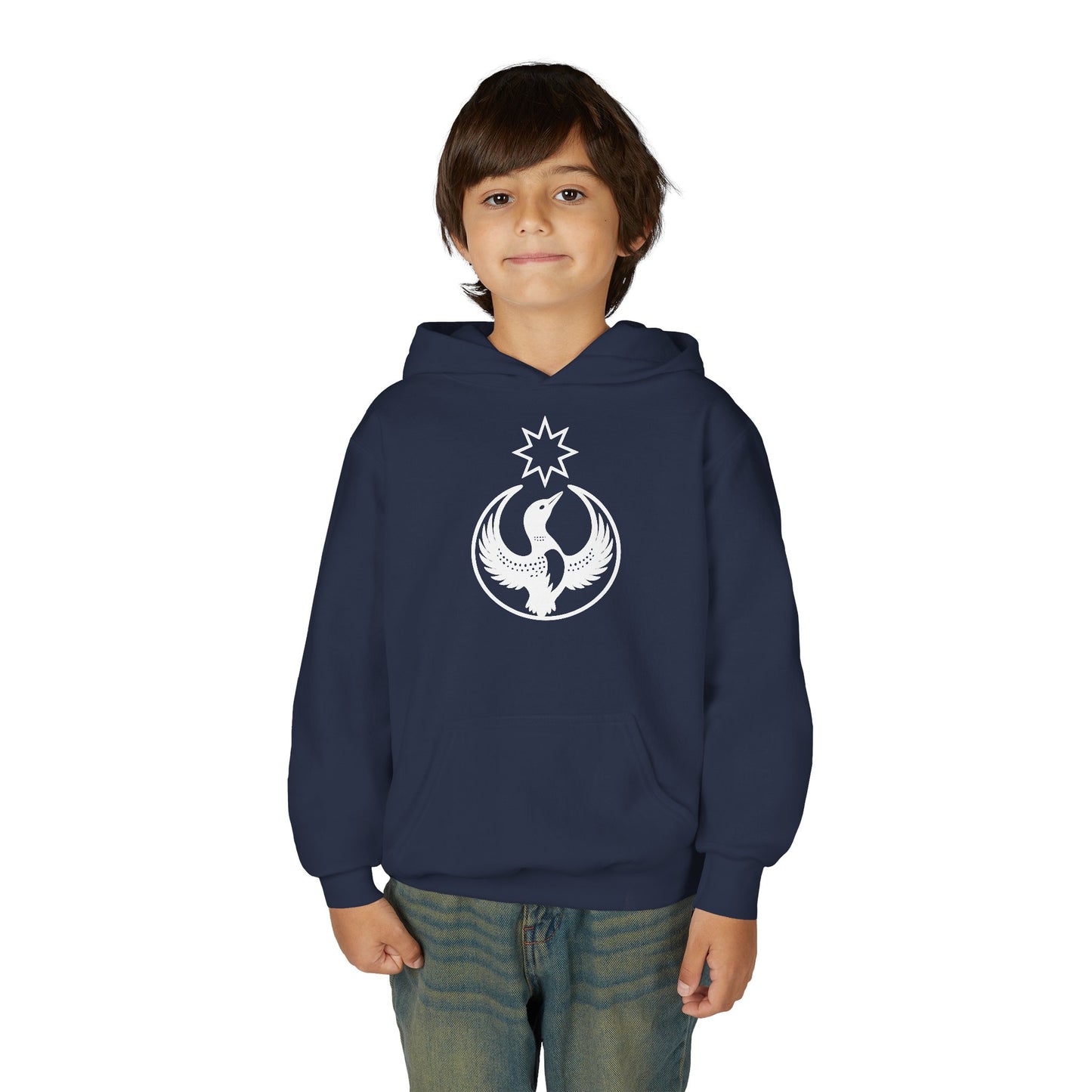 Minnesota Rebel Alliance Youth Hoodie | Winter Monochrome Edition